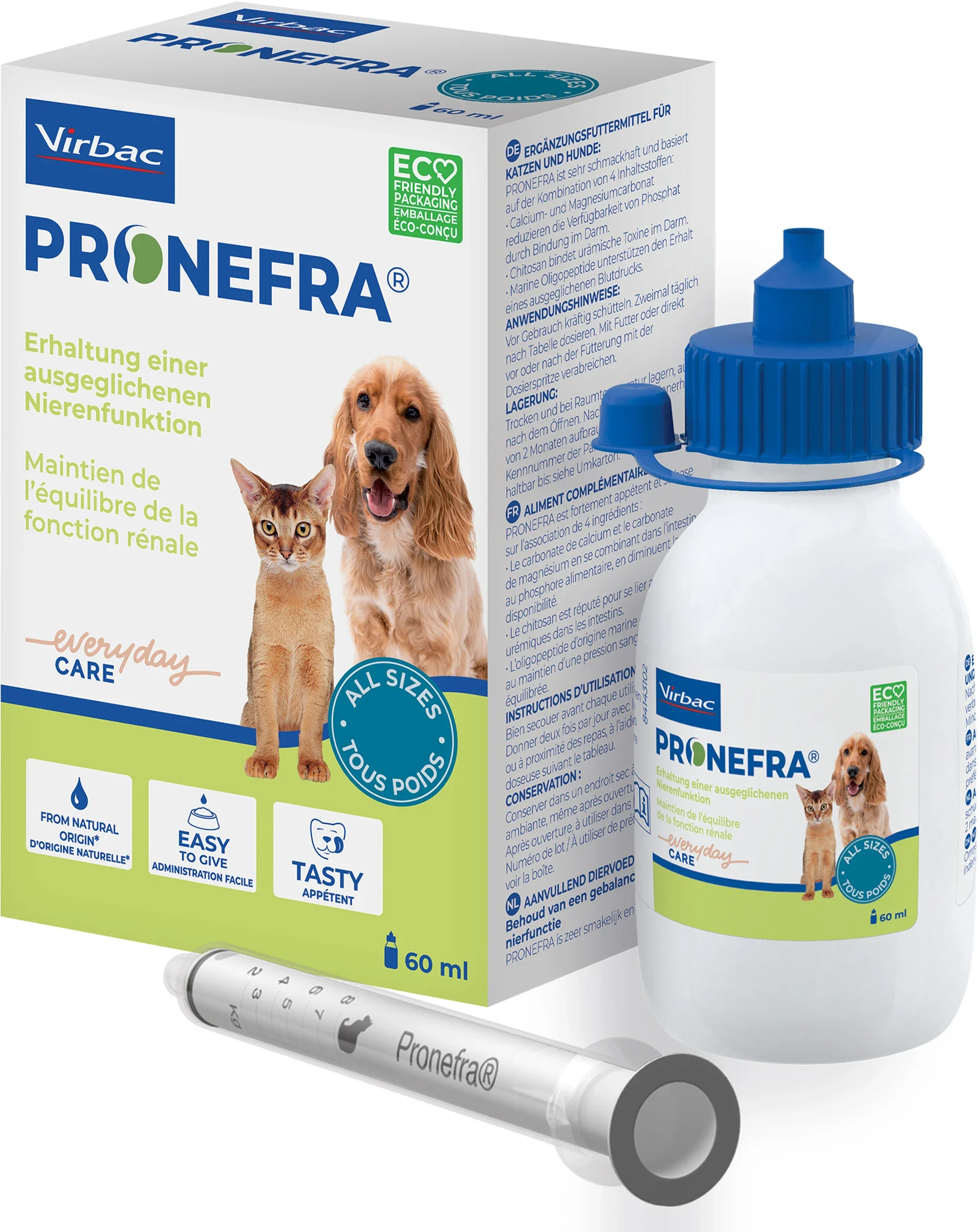 Virbac Pronefra 60 ml - Fodertillskott katt