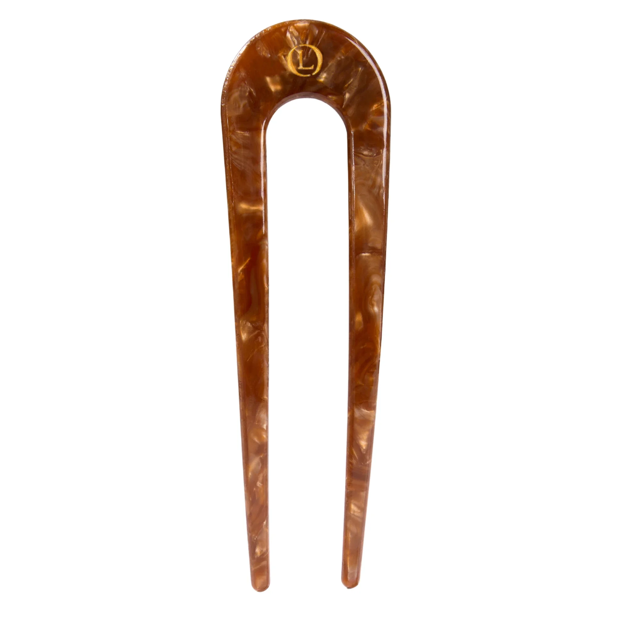 Lenoites Eco-friendly French Hair Pin Cocoa Brown - Hårklämmor