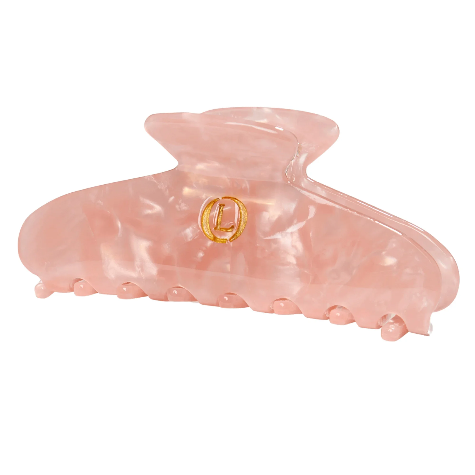 Lenoites Eco-Friendly Claw Clip Medium Rosé Pearl - Hårklämmor