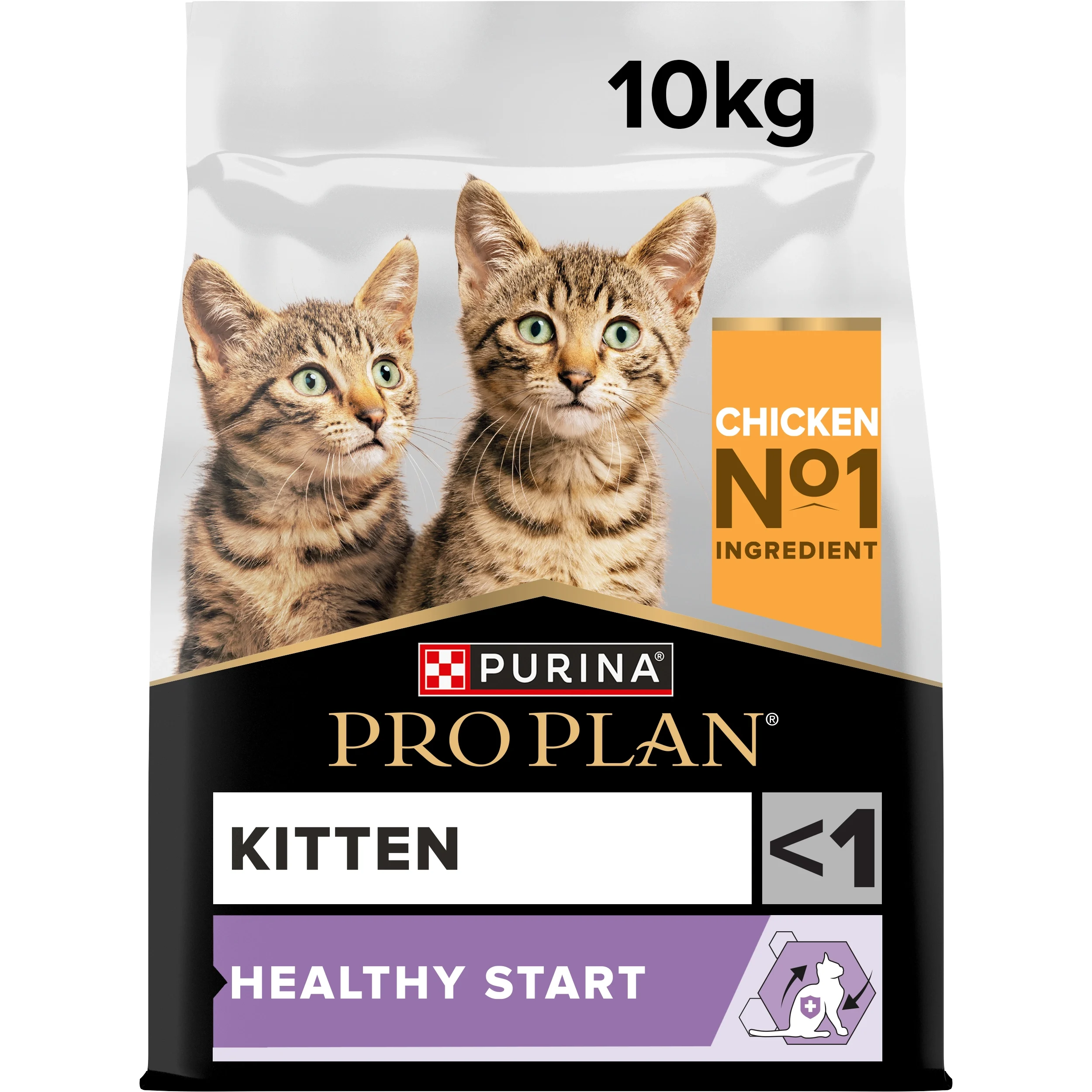 PURINA PRO PLAN Kitten Healthy Start Chicken Torrfoder Katt 10kg - Torrfoder katt