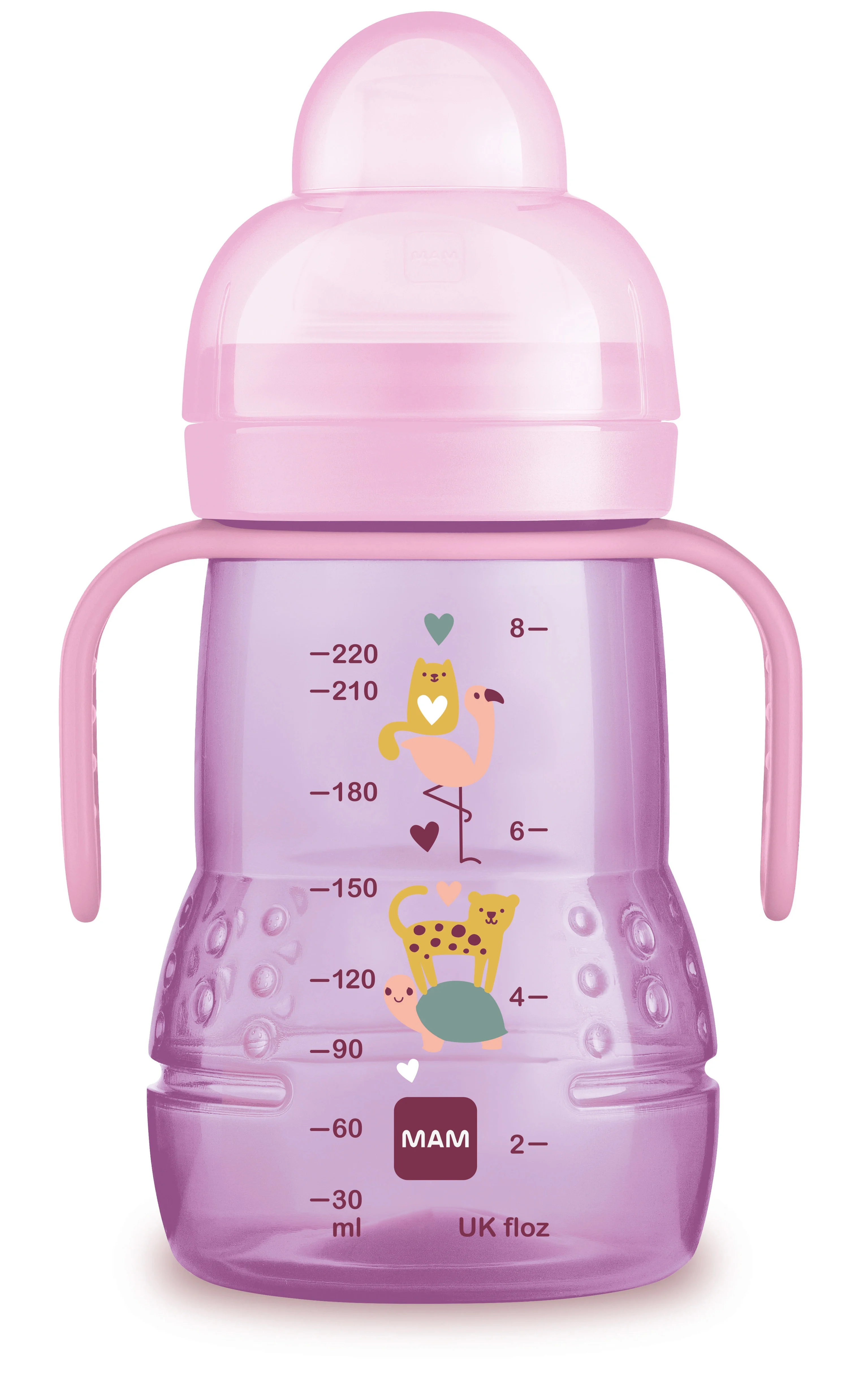 MAM Trainer 4 mån+ 220 ml Rosa - Pipmuggar & dricksflaskor