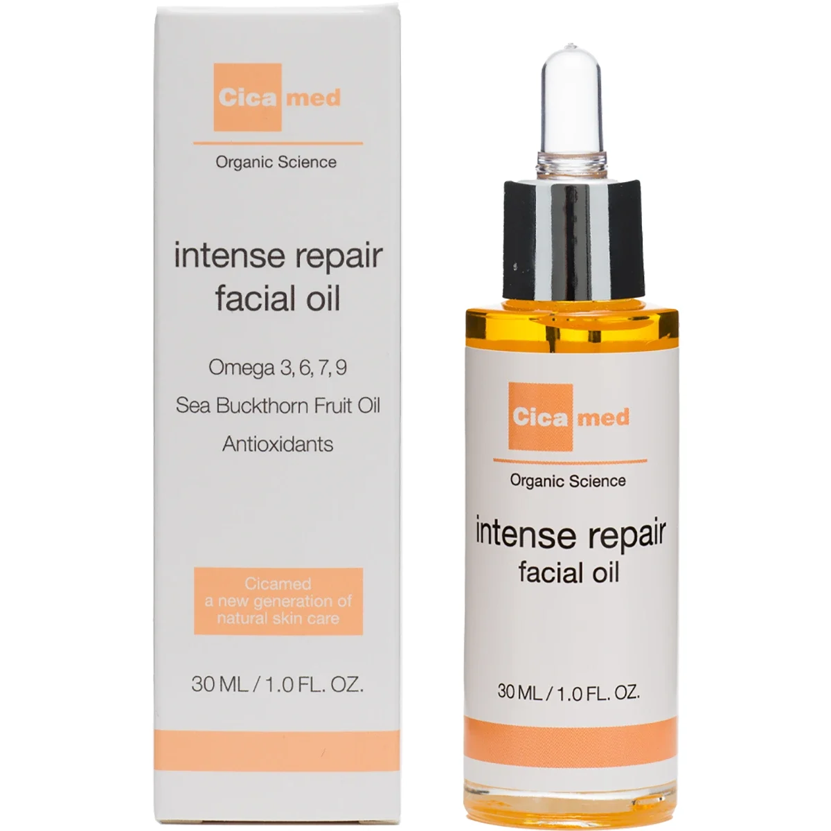 Cicamed Organic Science Intense Repair Facial Oil 30 ml - Ansiktsolja