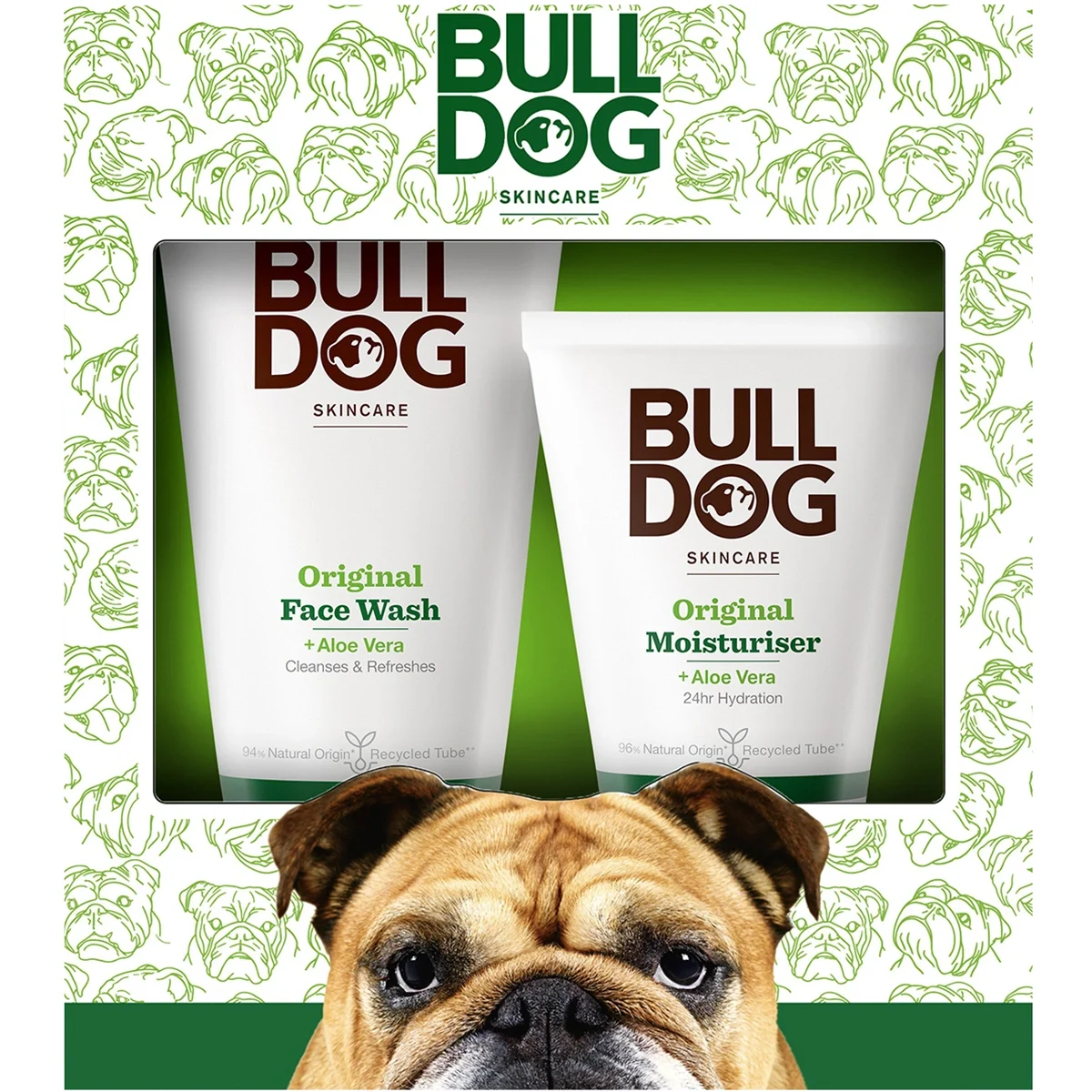 Bulldog Original Skincare Duo Set 150+100 ml - Presentbox man