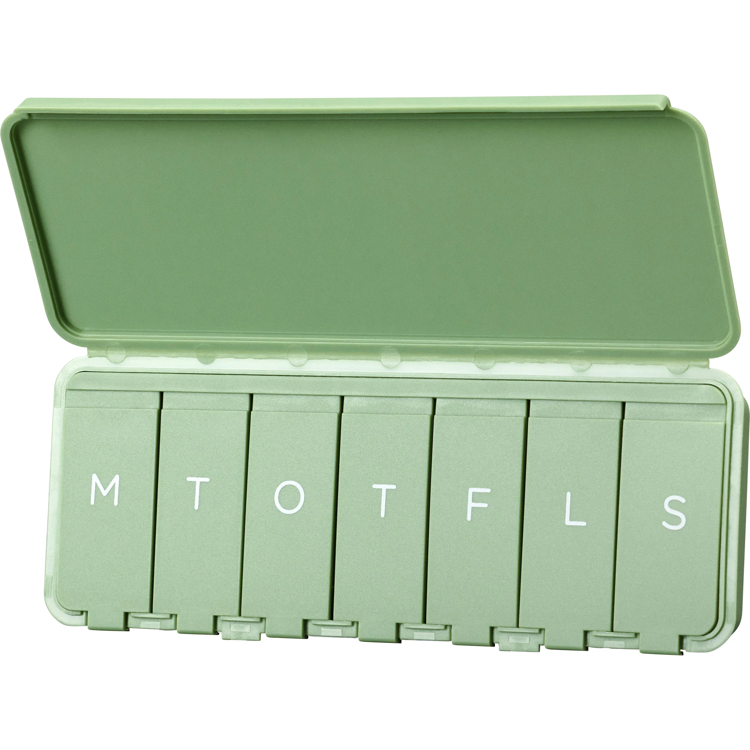 Hjärtats Doseringsask Grön - Dosett & pillerask