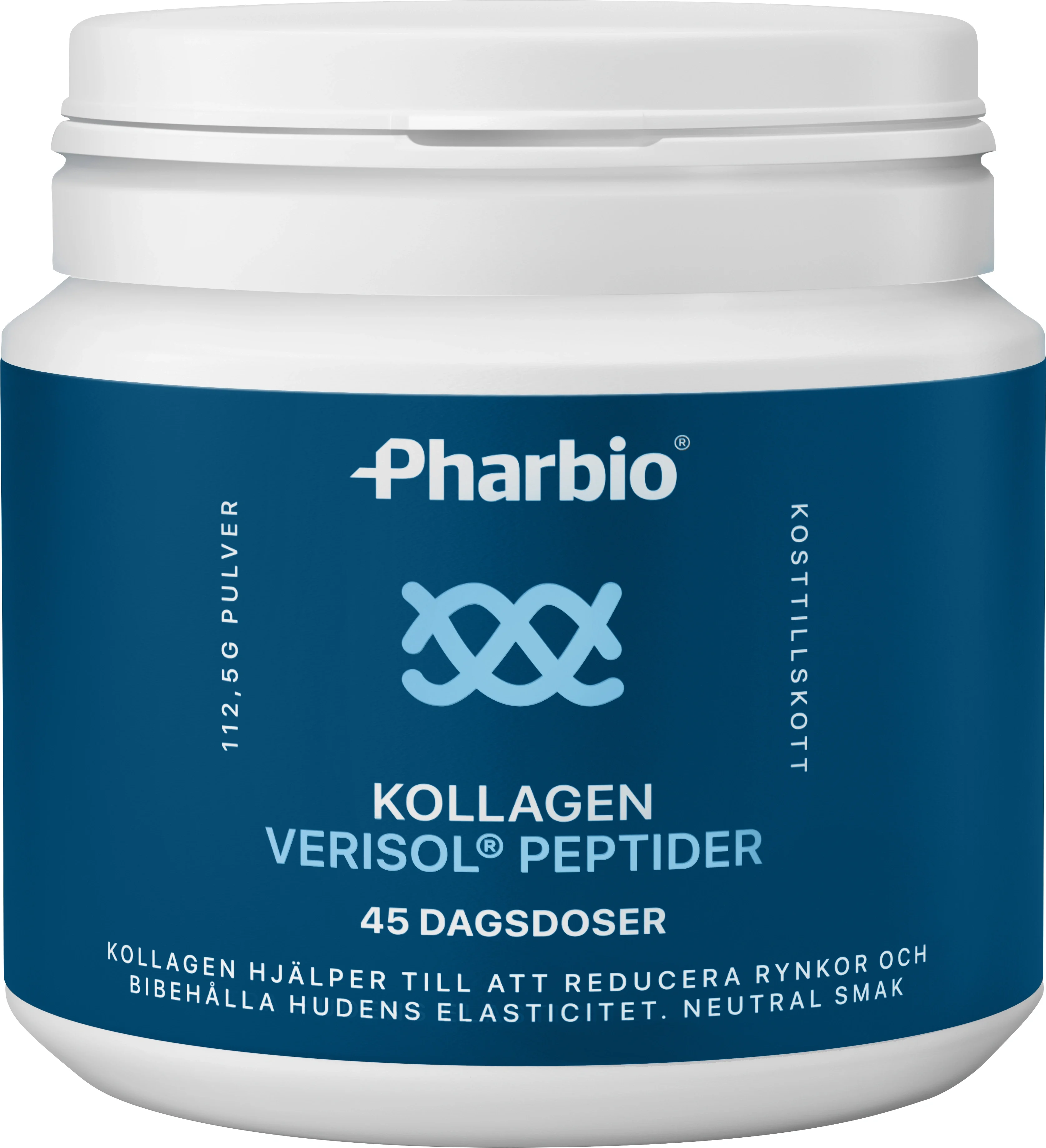 Pharbio Kollagen Verisol Peptider Pulver 112,5 g - Kollagen