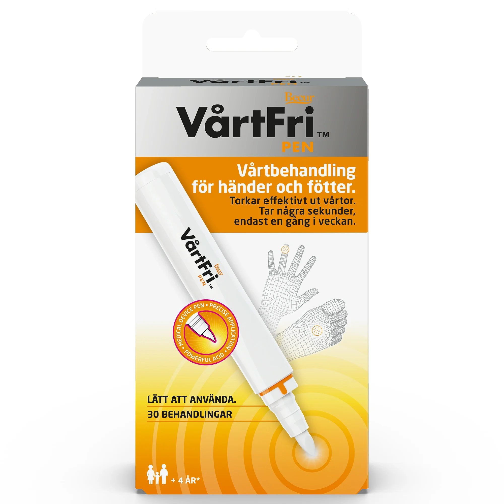 Vårtfri Pen 3ml - Fotvårtor
