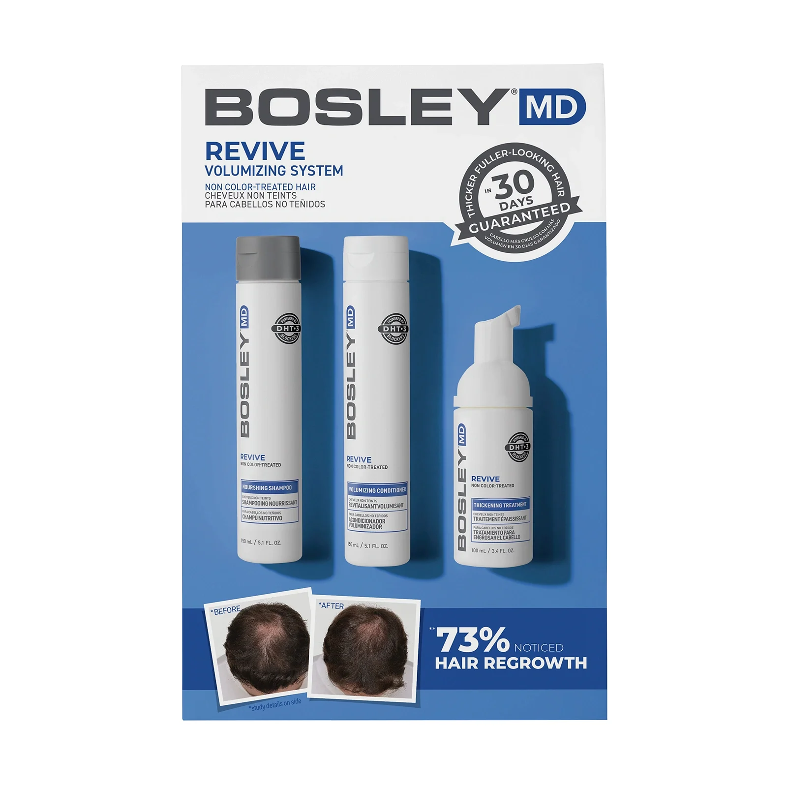 Bosley Revive Non Color-Treated Hair Starter Kit
