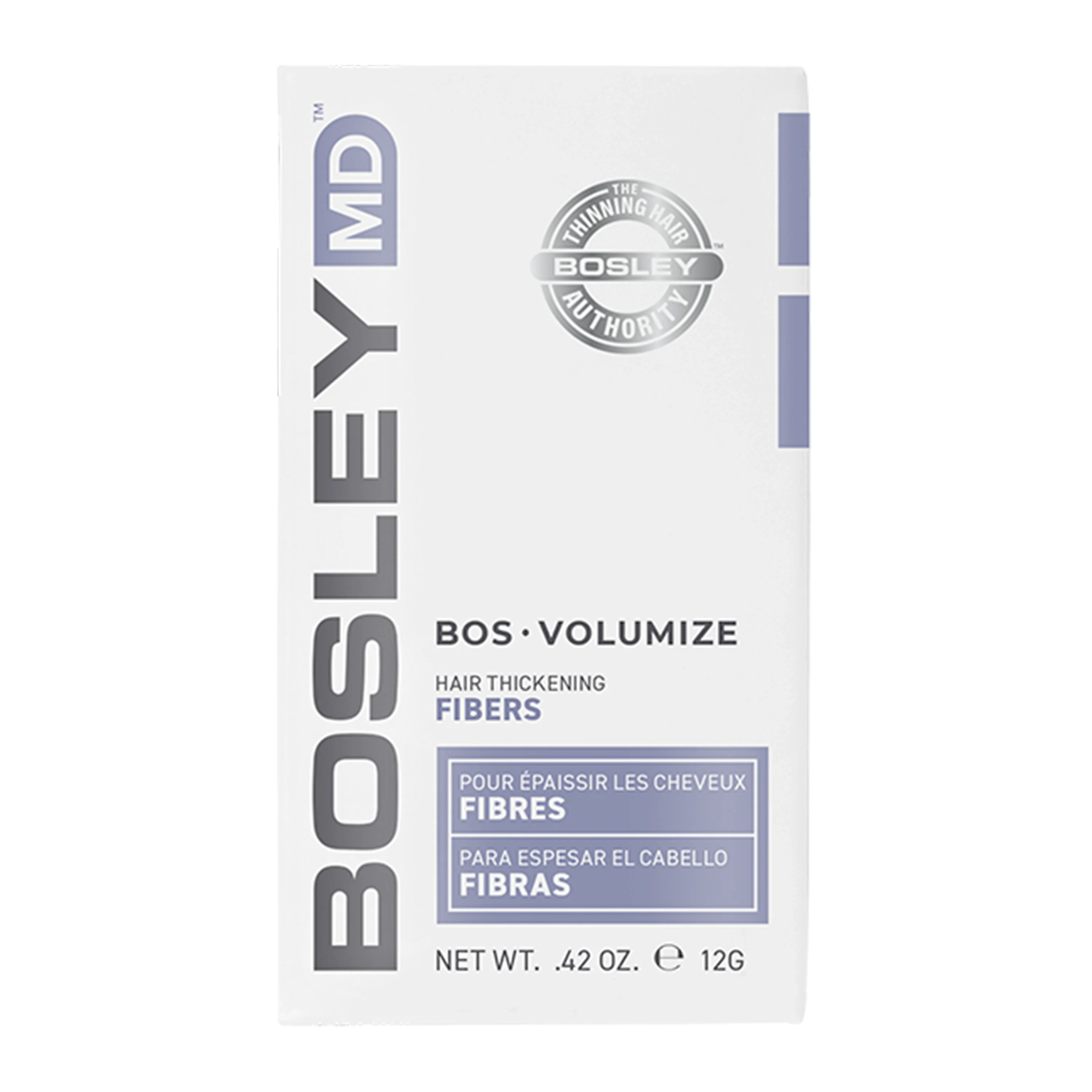 Bosley Hair Thickening Fibers - Medium Brown 12 ml