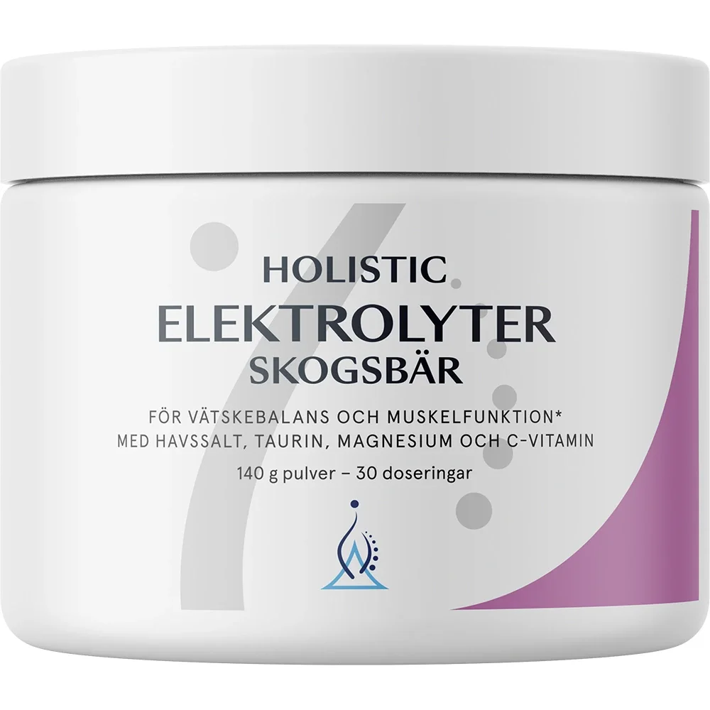 Holistic Elektrolyter Skogsbär 140 g - Elektrolytpulver