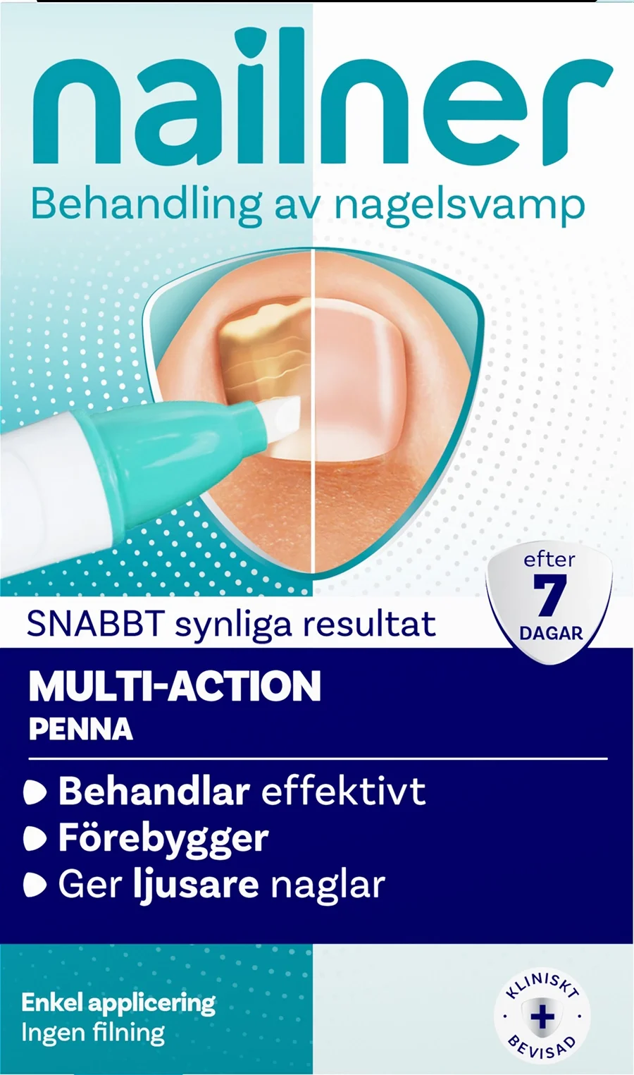 Nailner Penna 2-i-1 4 ml - Fotsvamp