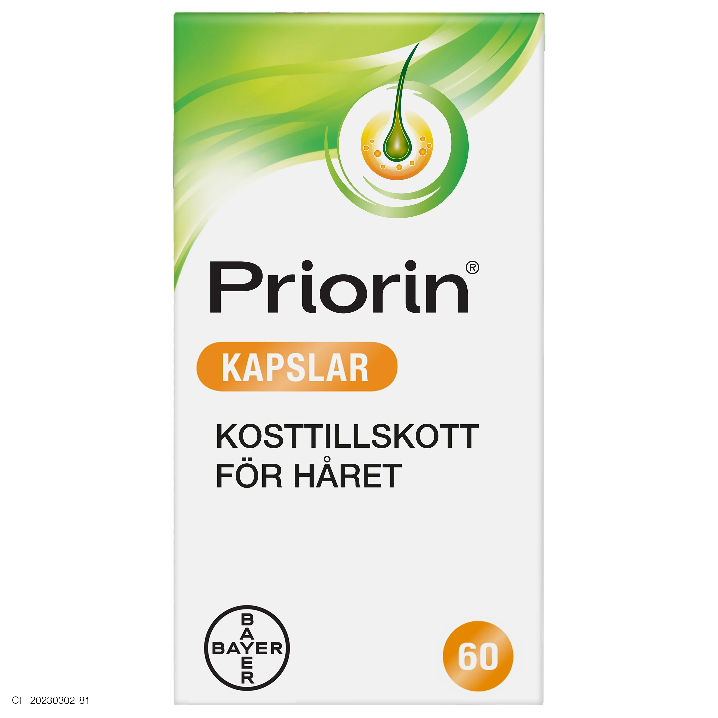 Priorin 60 kapslar - Kosttillskott för hår, hud & naglar