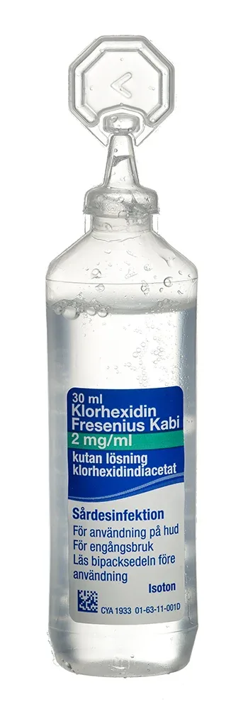 Klorhexidin Fresenius Kabi Kutan Lösning 2mg/ml 20x30 ml - Sårtvätt