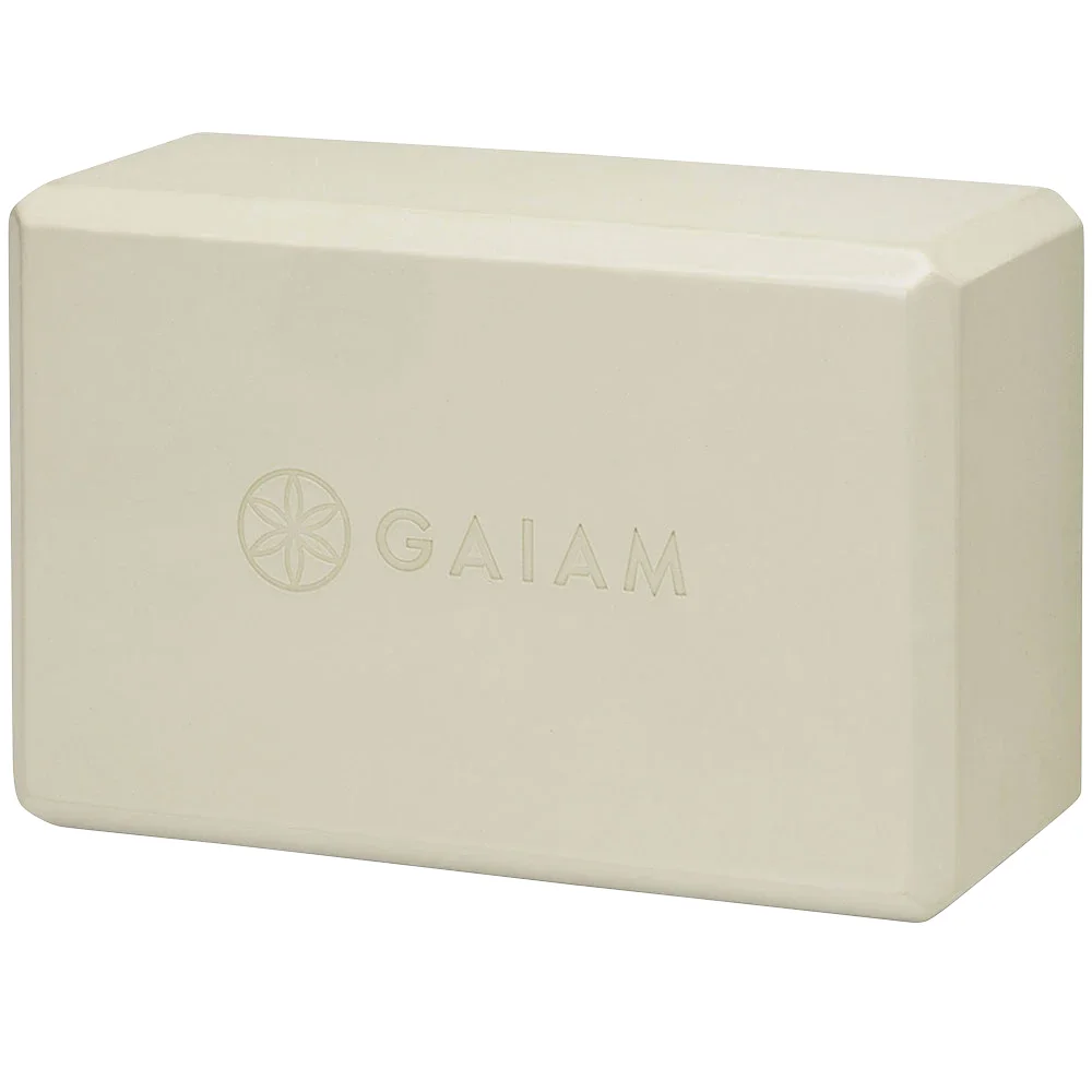Gaiam Sandstone Yoga Block - Yogablock & yogastraps