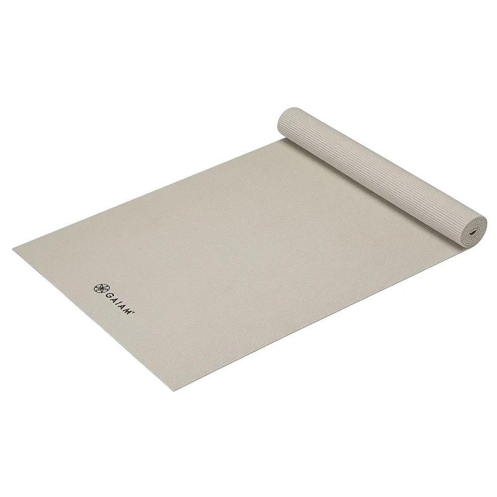 Gaiam Sandstone Yoga Mat 4 mm Solid - Yogamattor