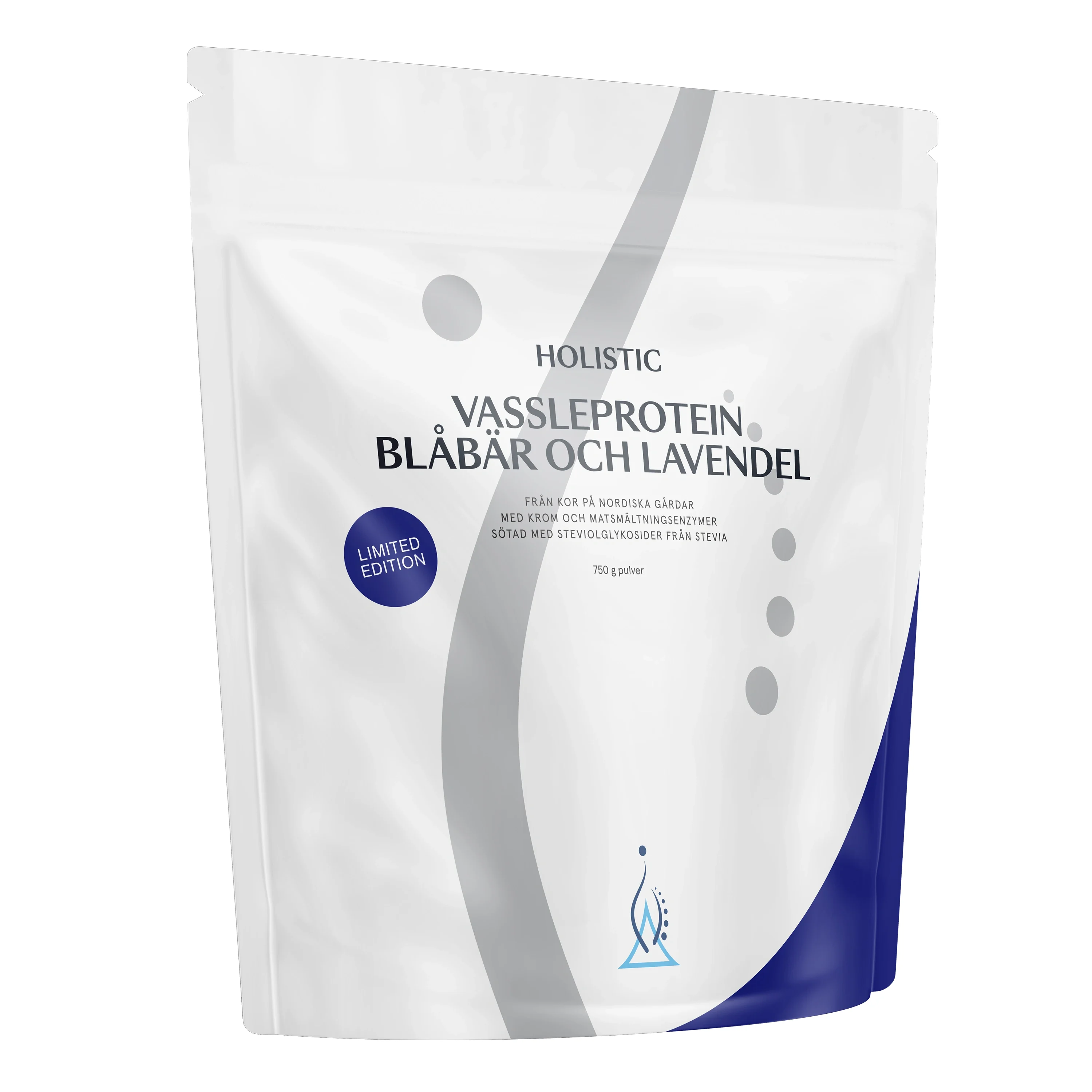 Holistic Vassleprotein blåbär och lavendel Limited Edition 750 g - Vassleprotein