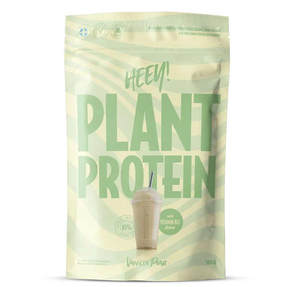 Heey! Veganskt Protein Päron Vanilj 500 g - Veganskt proteinpulver