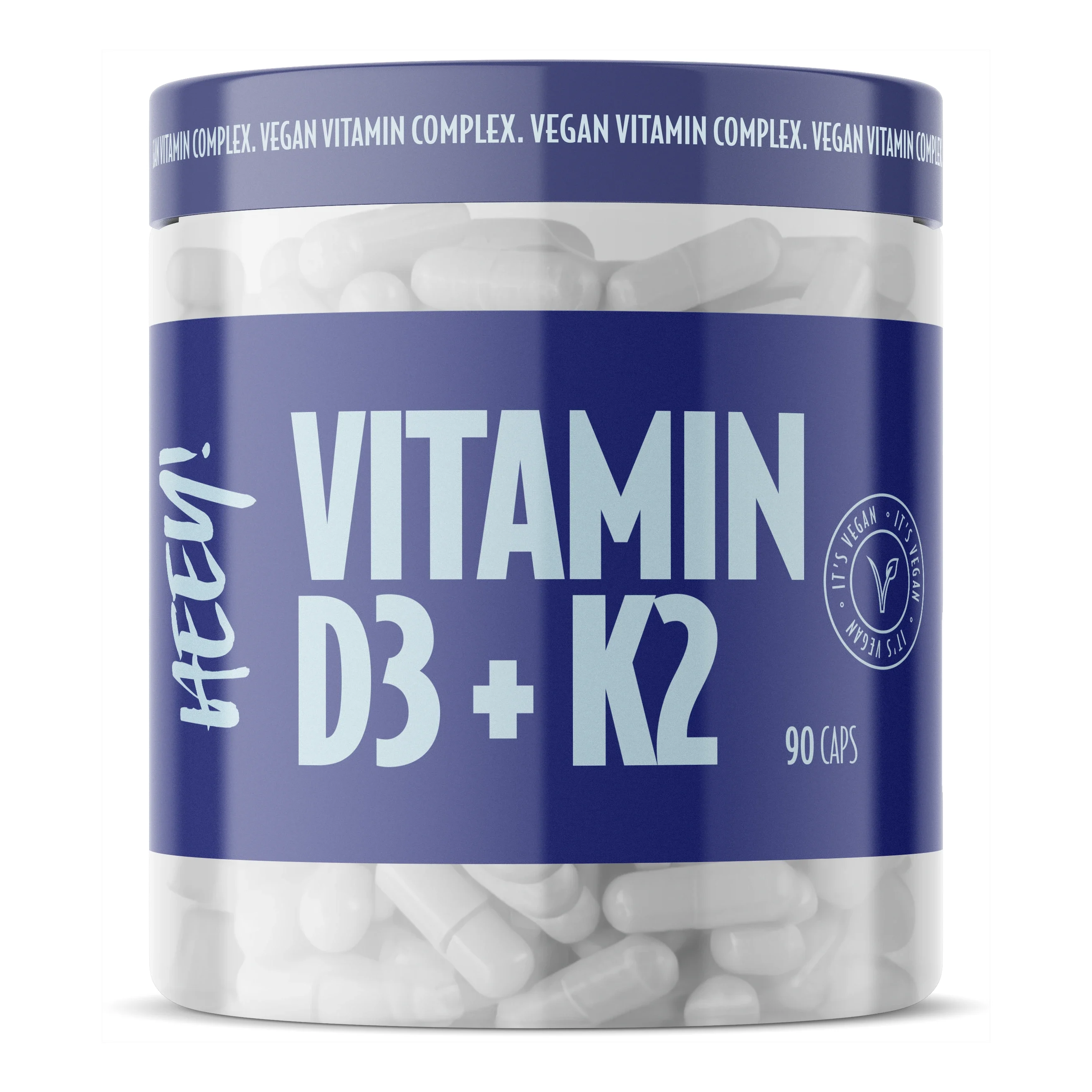 Heey! Vitamin D3/K2 + Superfruits 90 kapslar - D-vitamin
