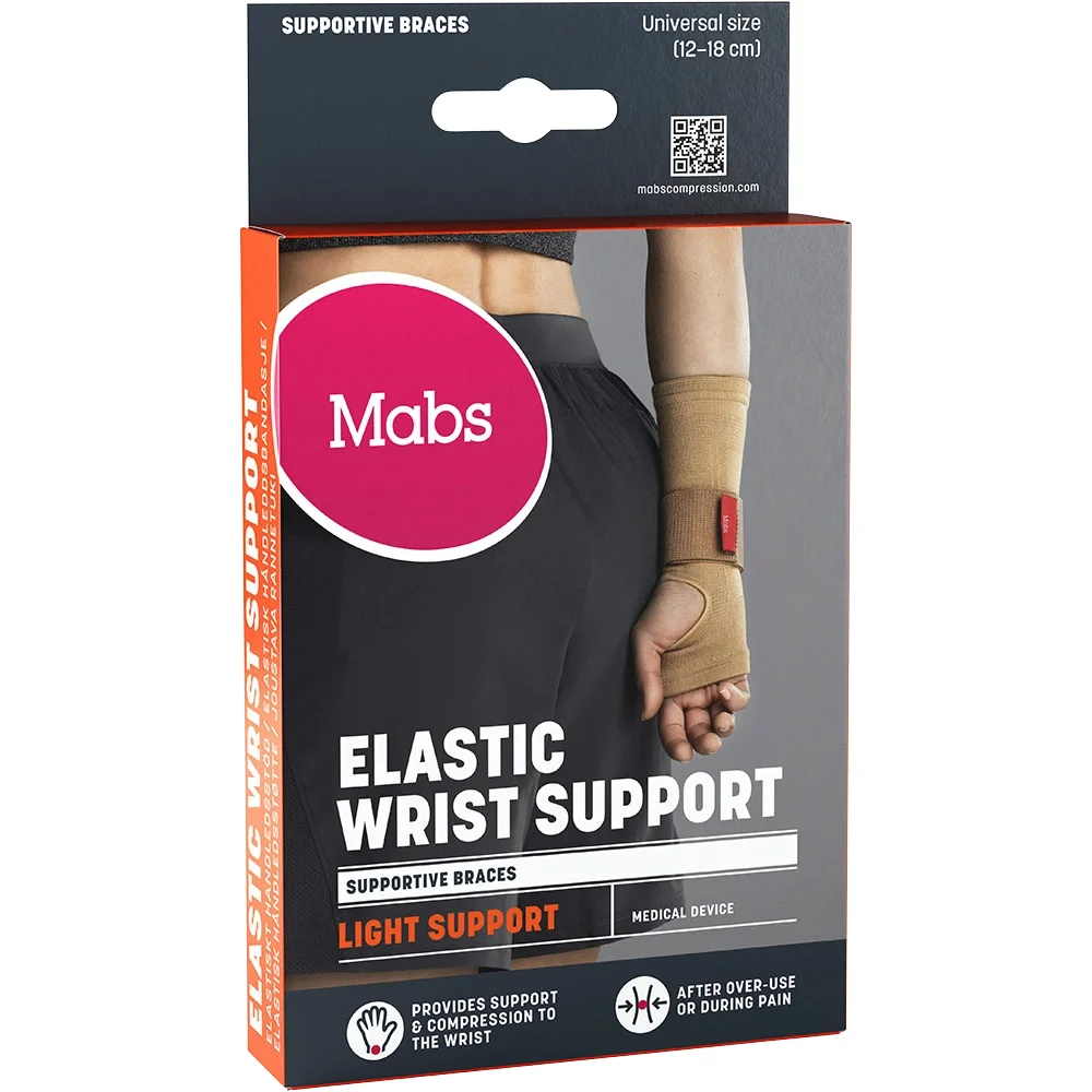 Mabs Elastiskt Handledsstöd Beige Universal - Handledsstöd & handledsskydd
