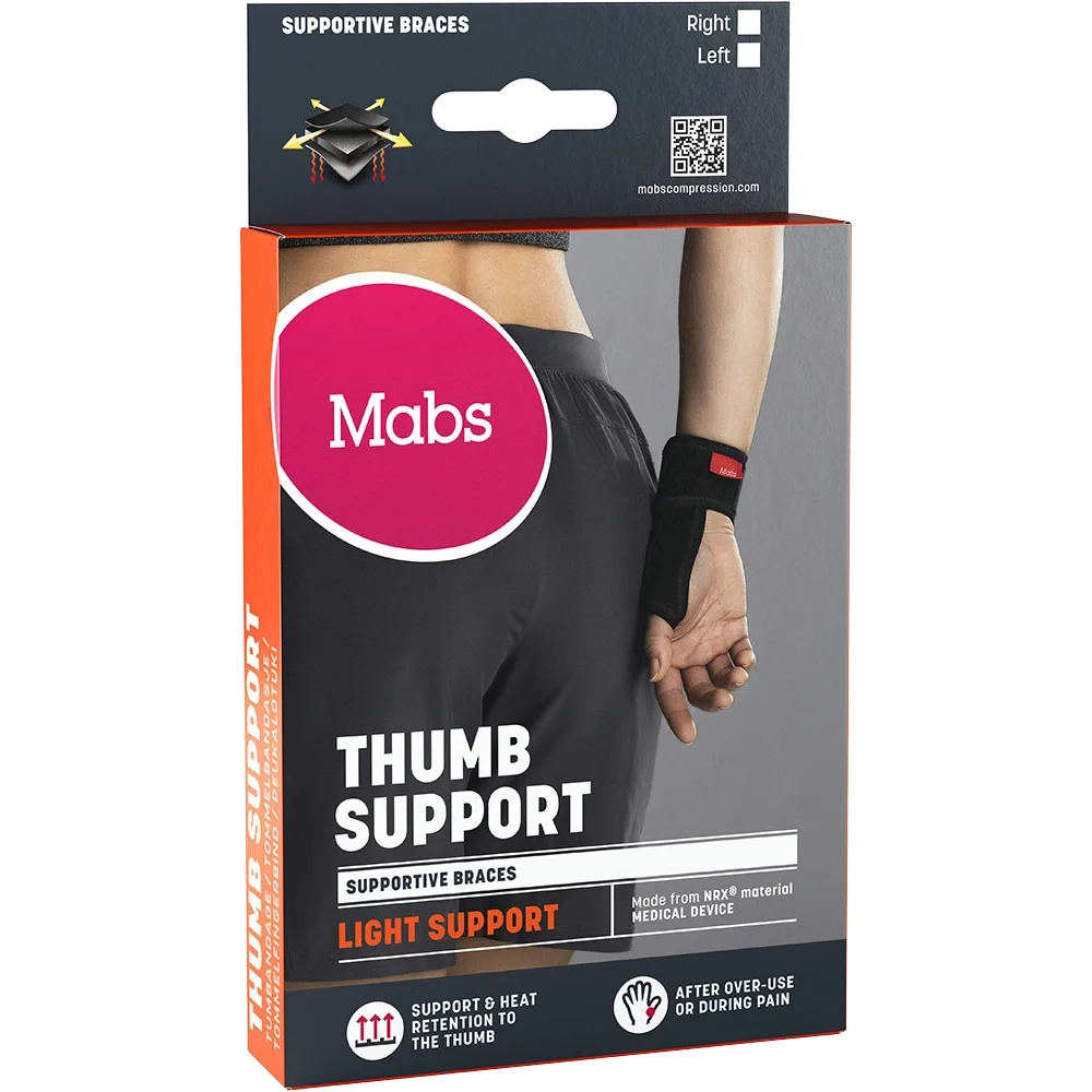 Mabs Tumbandage Höger Svart - Tumstöd