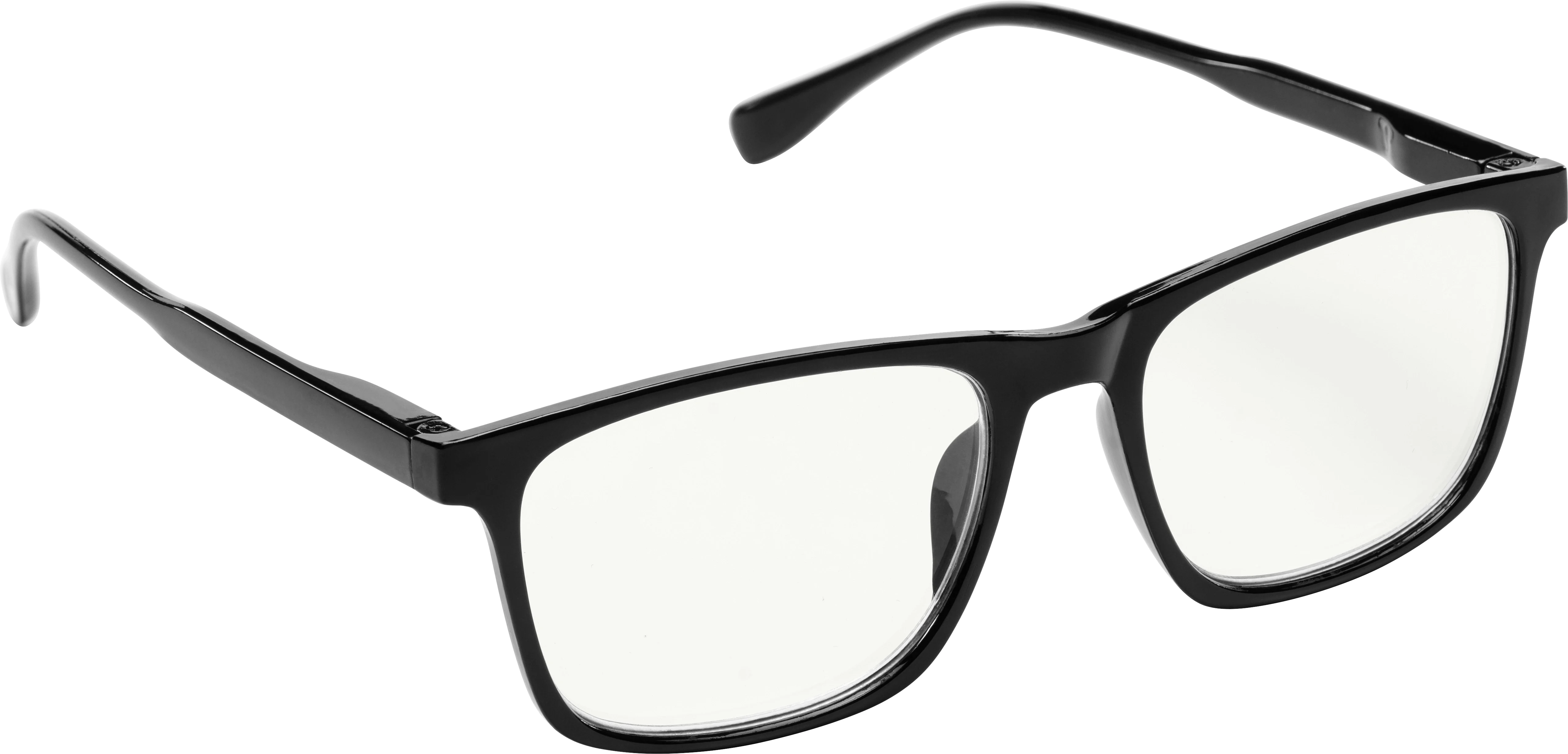 Lix by Haga Leksand Black Blåljus +2,5 - Läsglasögon