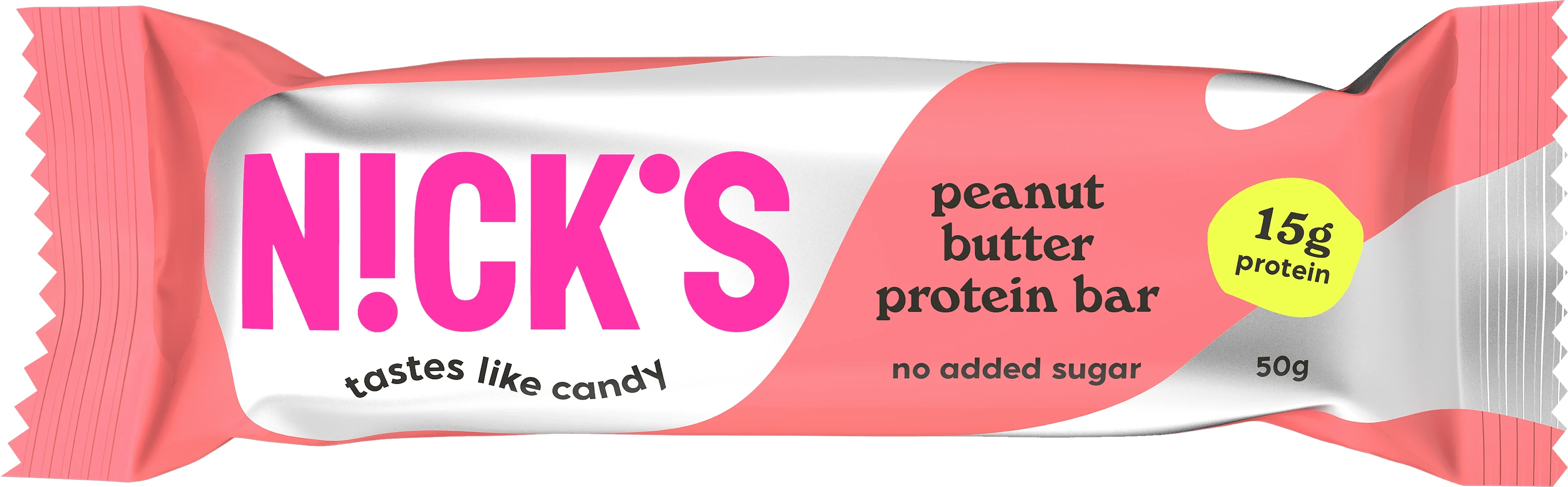 NICK'S Protein Bar Peanut Butter 50 g - Proteinbars