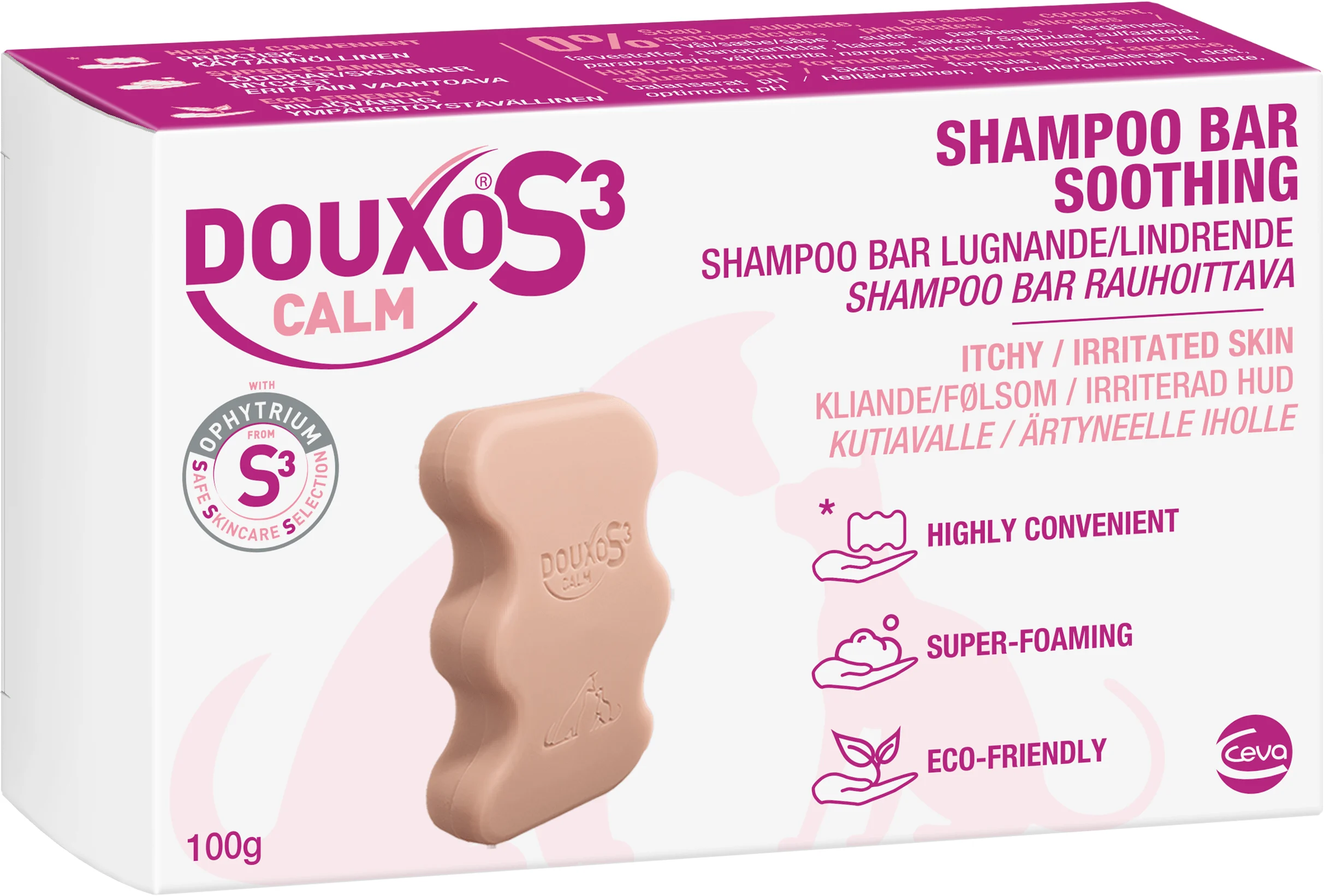 Douxo S3 Calm Schampo Bar 100 g - Hundschampo & hundbalsam