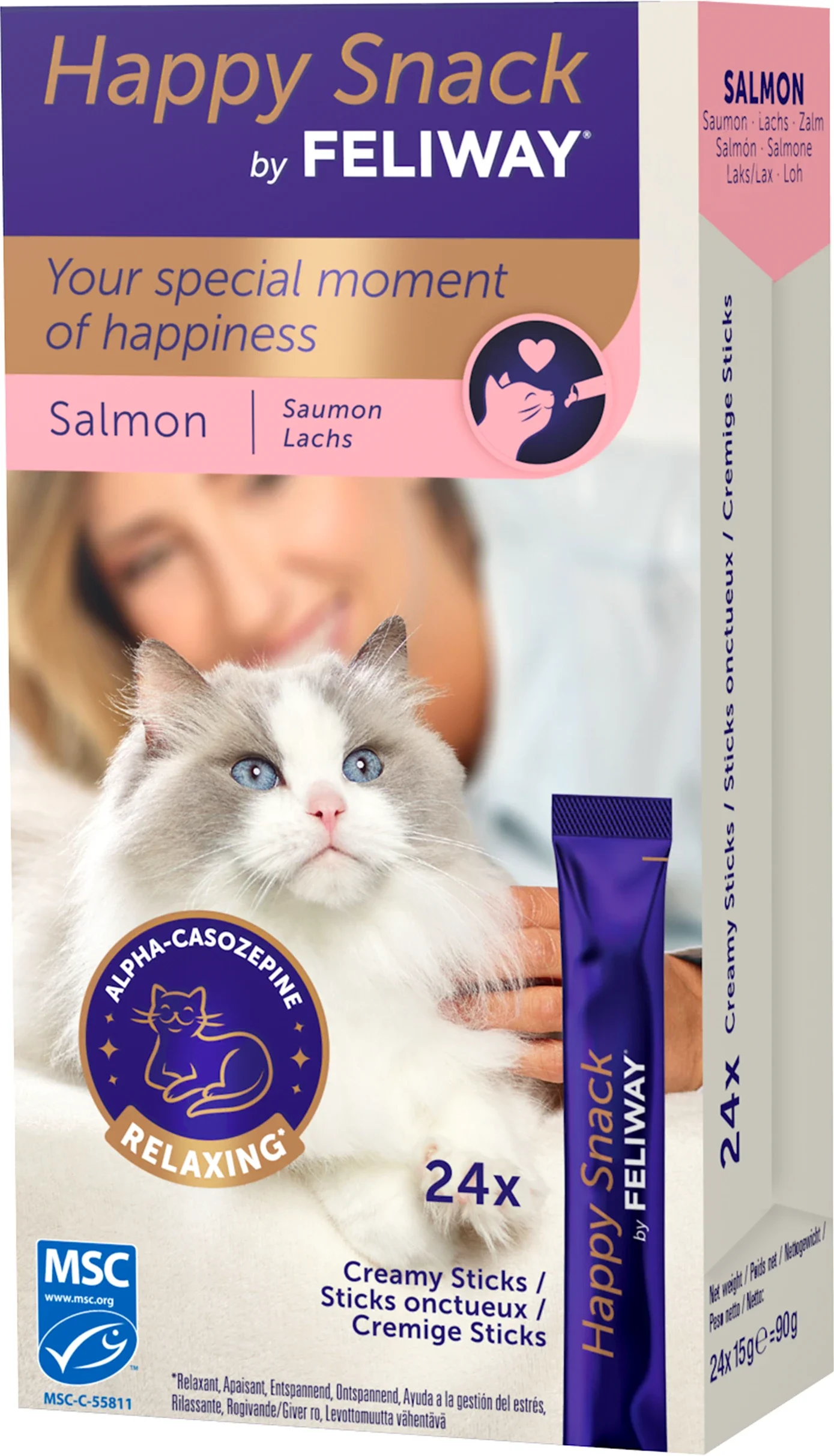 Feliway Happy Snack Lax 24 st - Rädsla & oro hos katt