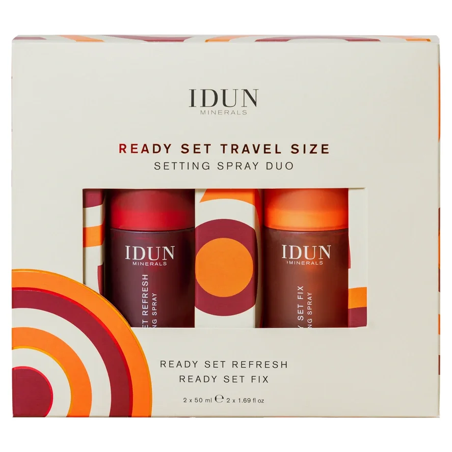 IDUN Minerals Setting Spray Travel Size Duo 2x50 ml - Setting spray
