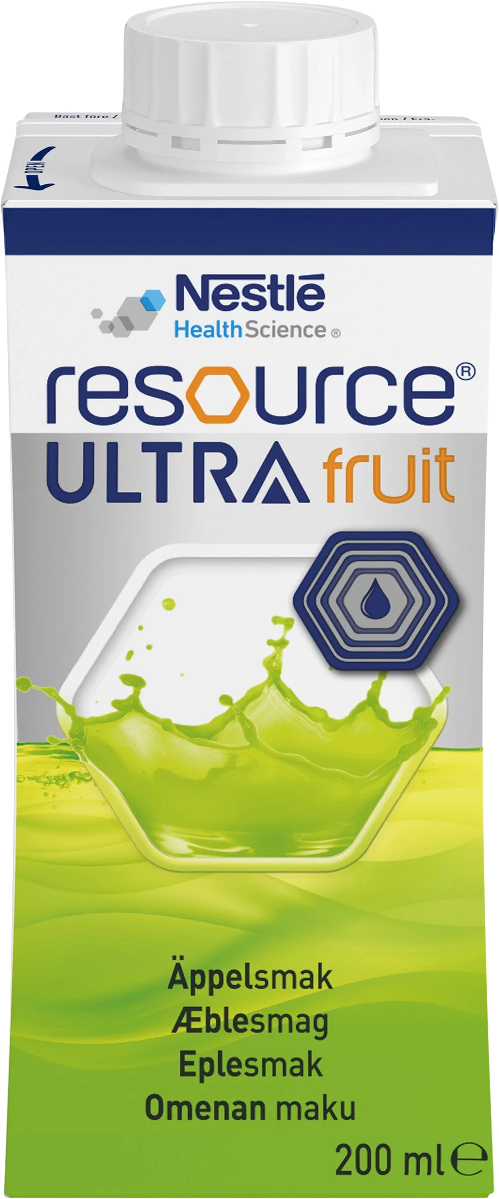Resource Ultra Fruit Äpple 4x200 ml - Näringsdrycker