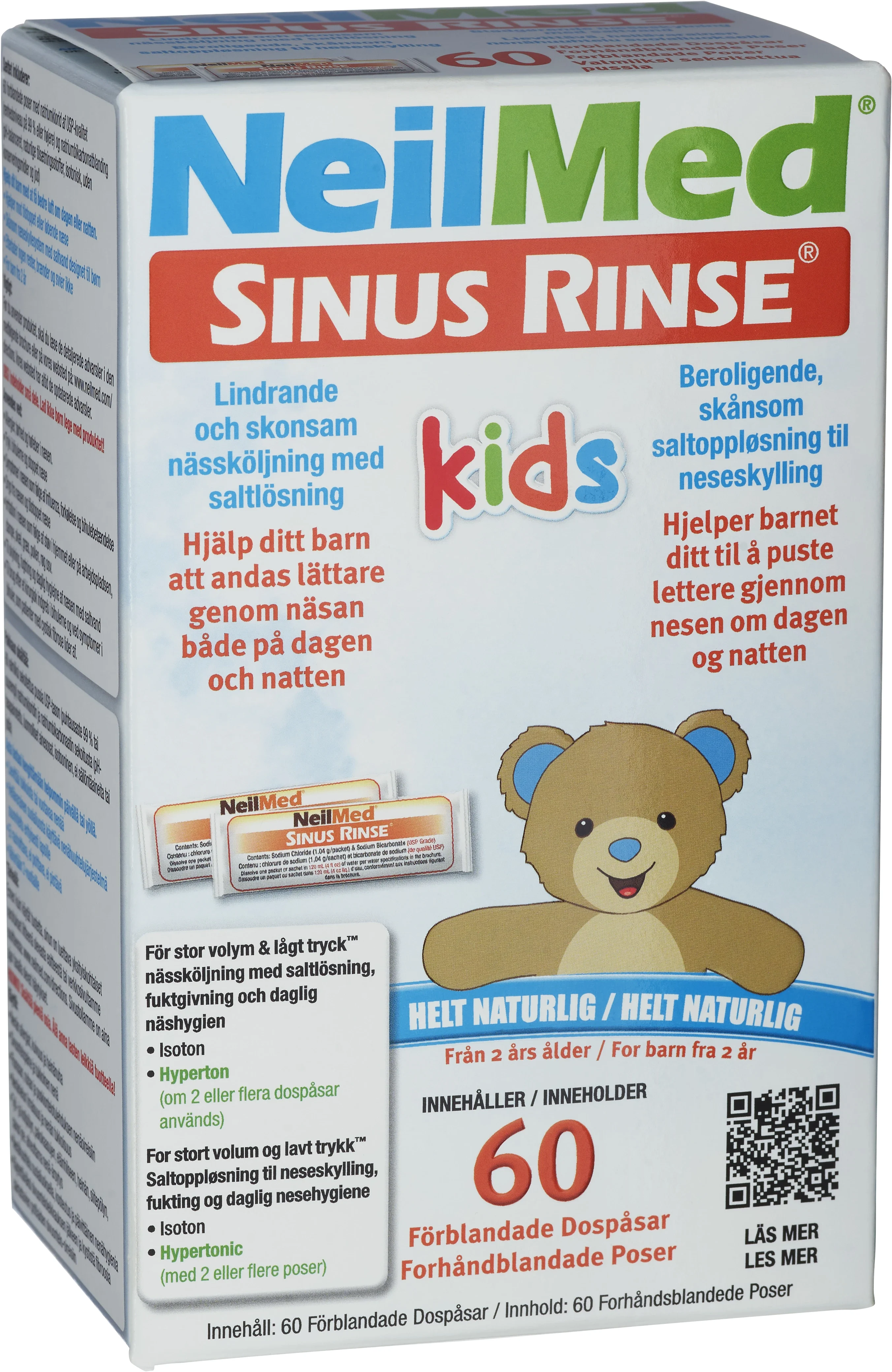 NeilMed Sinus Rinse Kids Saltpåsar Refill 60st - Nässug & nässkölj