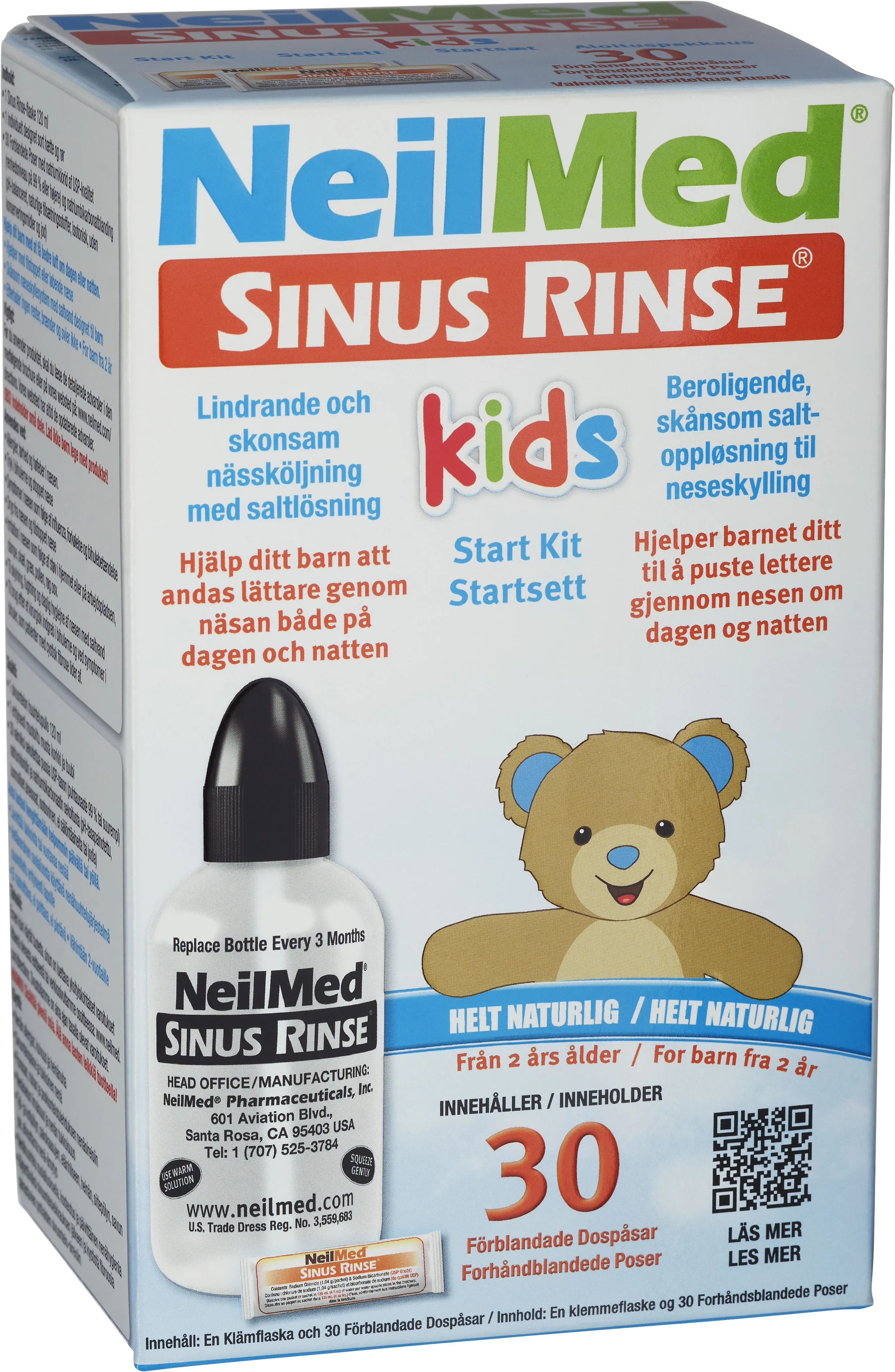 NeilMed Sinus Rinse Nässkölj Kids 30st - Nässug & nässkölj