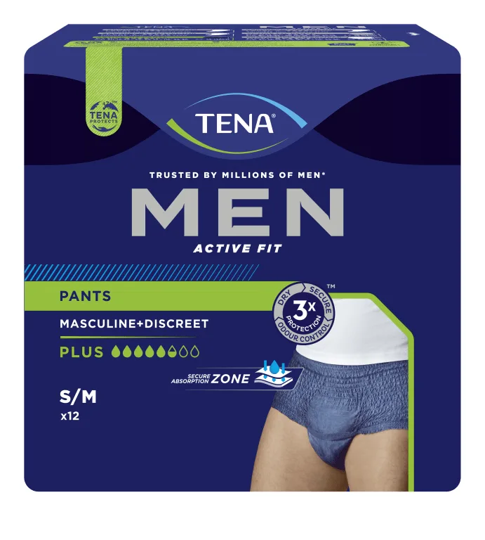 TENA Men Pants Plus S/M 12 st