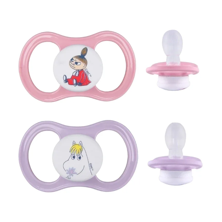 ESSKA Happy Muminedition Napp + 4 månader 2-pack Rosa/lila