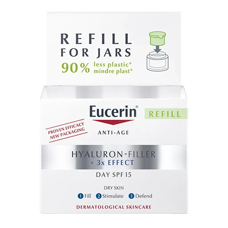 Eucerin Hyaluron-Filler + 3x Effect Day SPF15 Refill 50 ml - Ansiktskräm - dagkräm