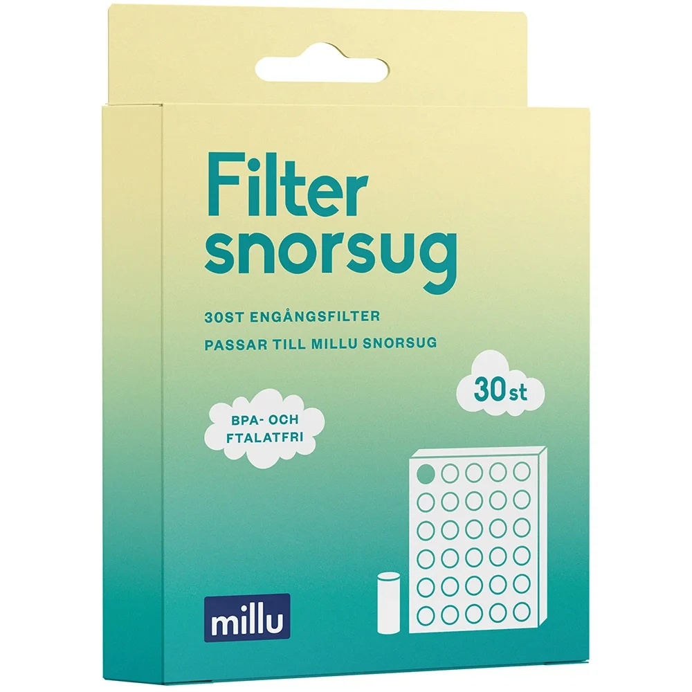 Millu Filter Till Snorsug 30 st - Nässug för barn & bebis