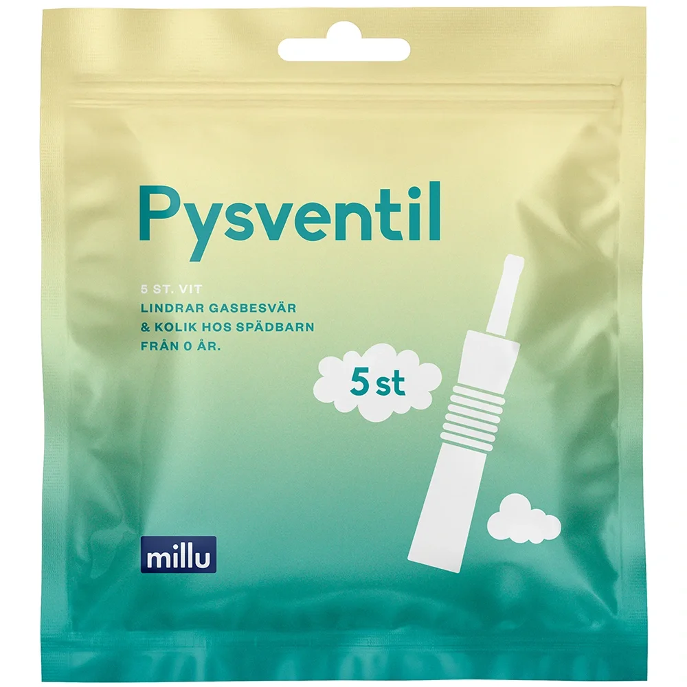 Millu Pysventil 5 st - Magproblem & tarmproblem hos barn