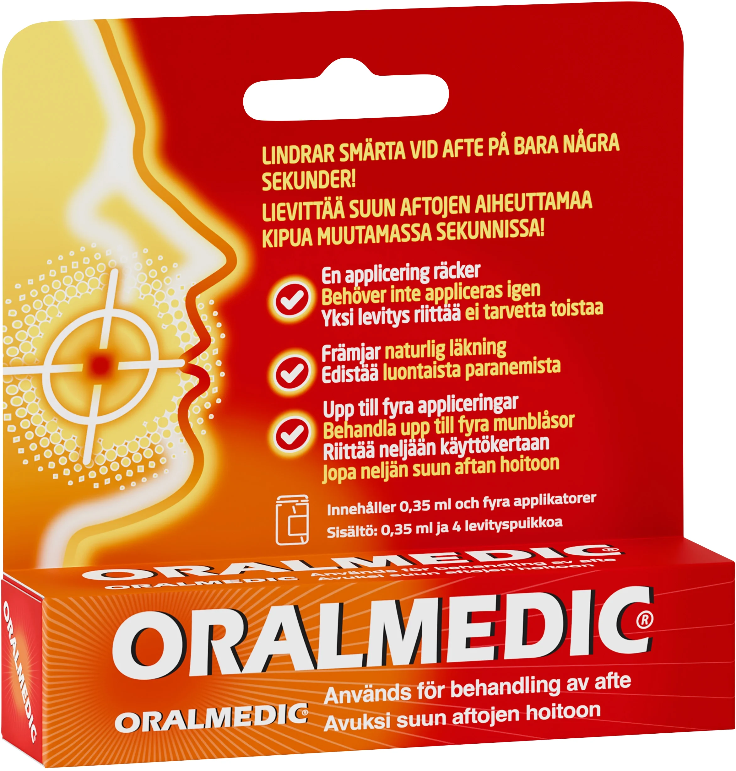 Oralmedic Oral Lösning 0,35 ml - Blåsor i munnen