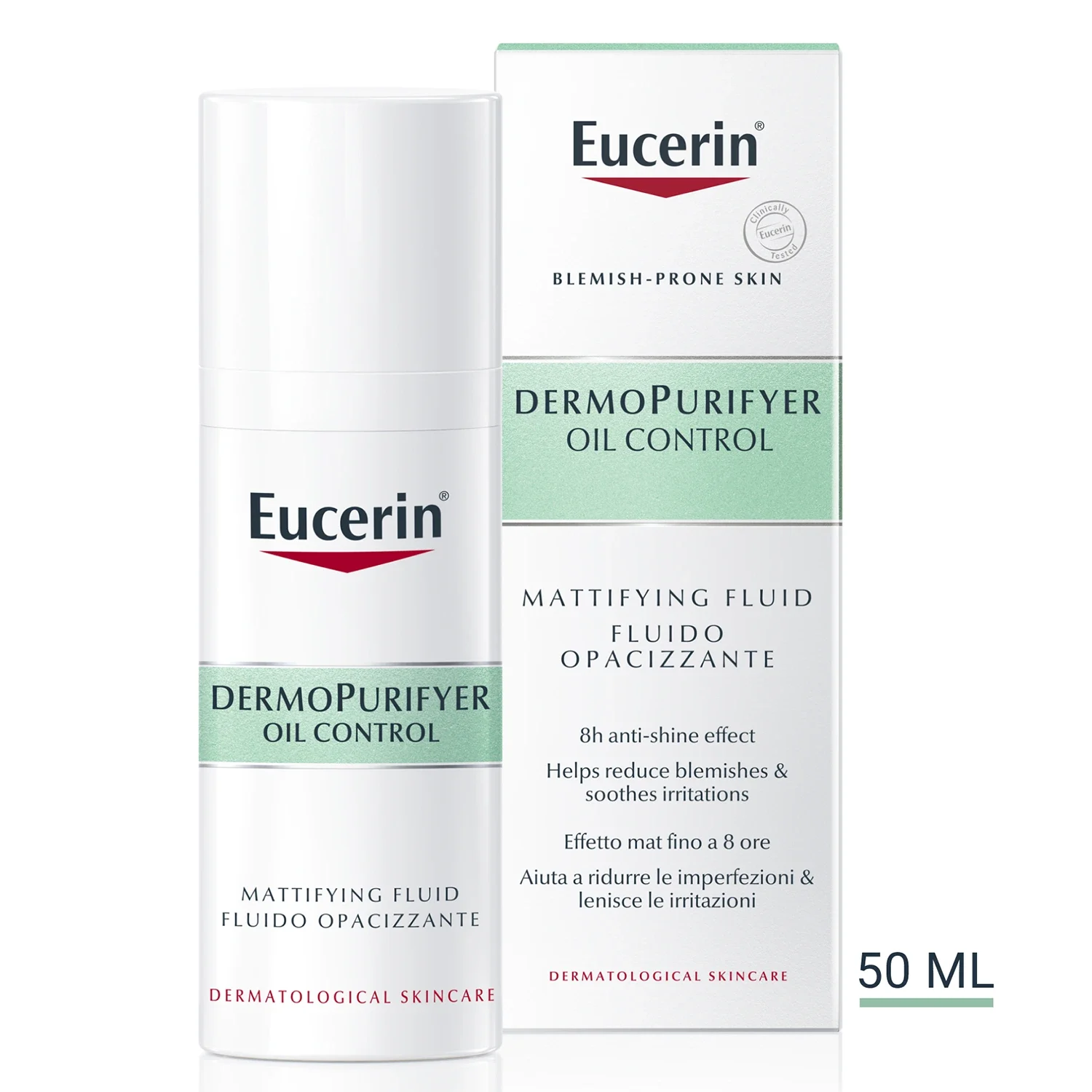 Eucerin DermoPurifyer Oil Control Mattifying Fluid 50 ml - Ansiktskräm - dagkräm