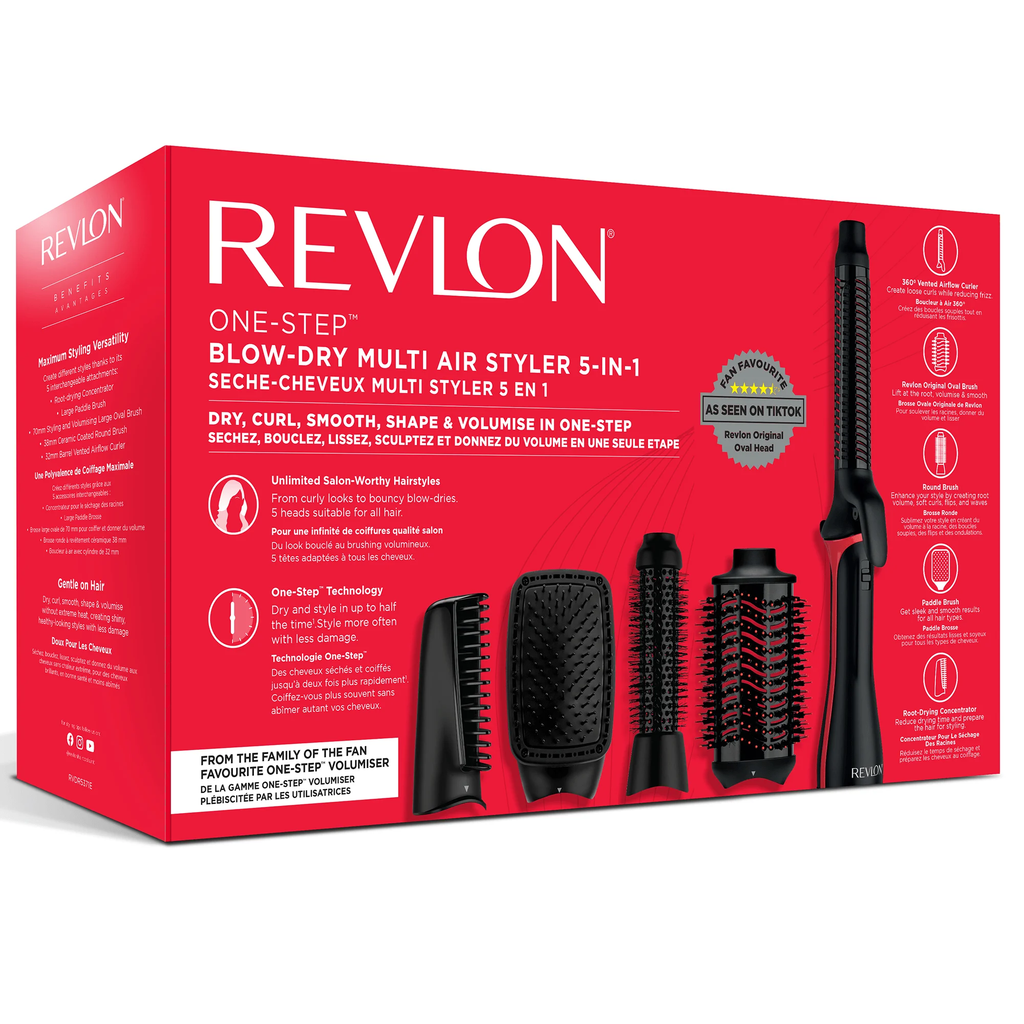 Revlon One-Step Blow-Dry Multi Styler 5-in-1 - Värmeborste & varmluftsborste