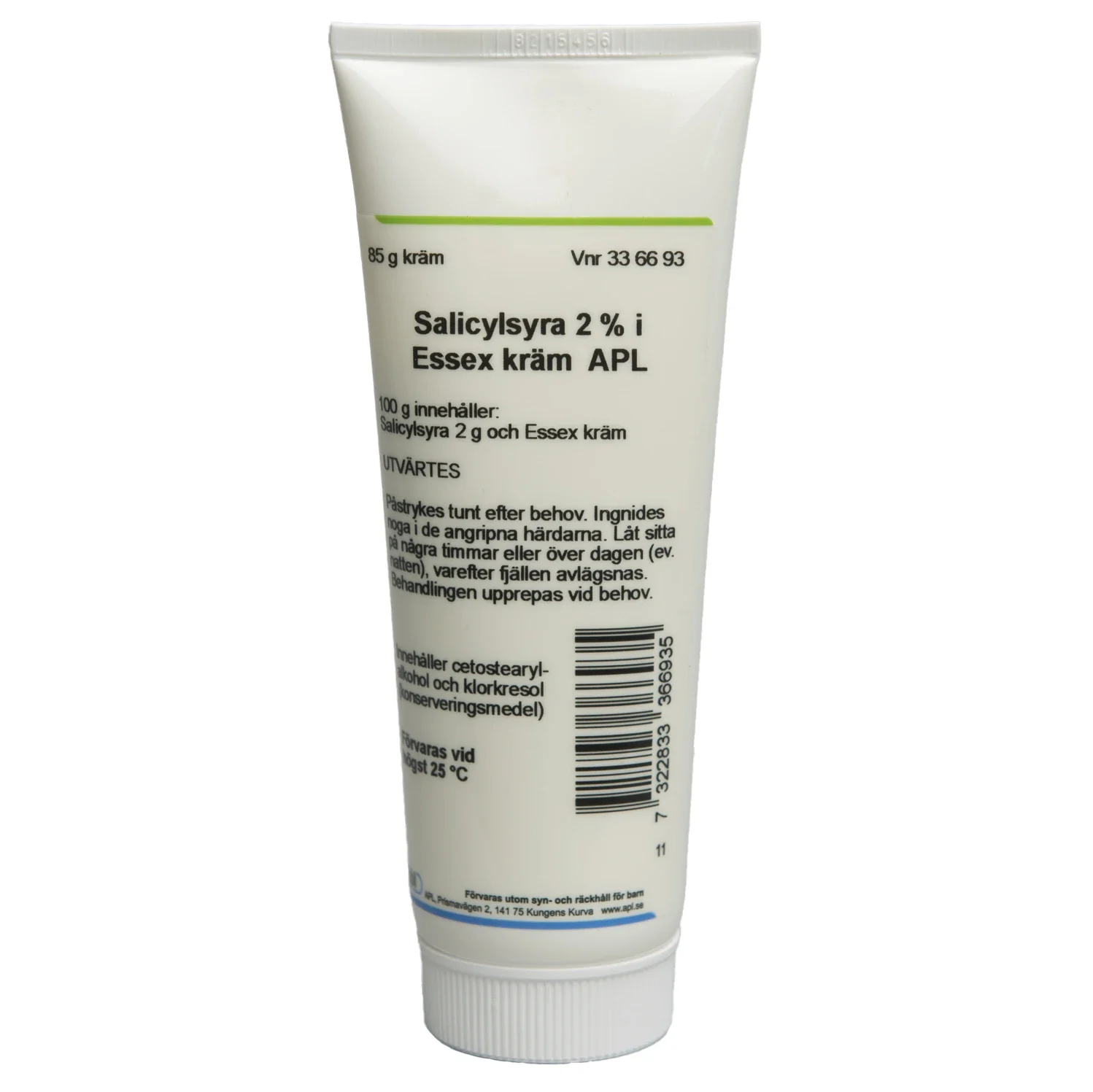 Salicylsyra 2% i Essex Kräm APL 85 g - Hudbesvär