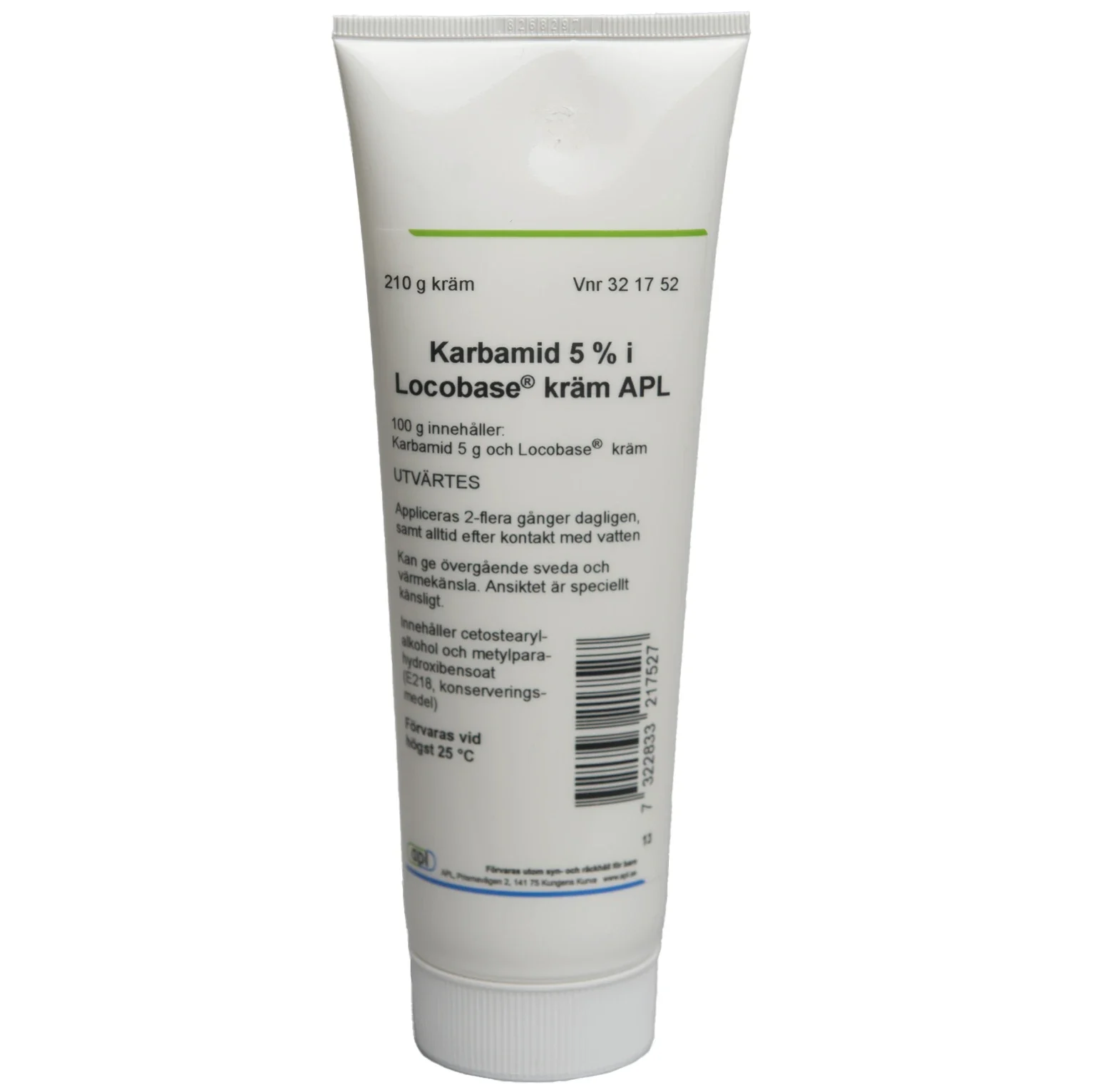 Karbamid 5% i Locobase Kräm APL 210 g - Torr hud