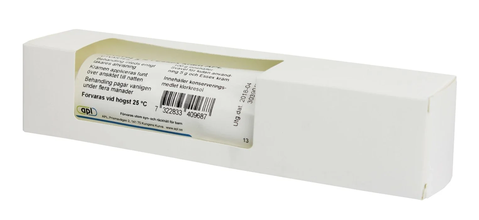 Svavel 5% i Essex Kräm APL 80 g - Hudbesvär