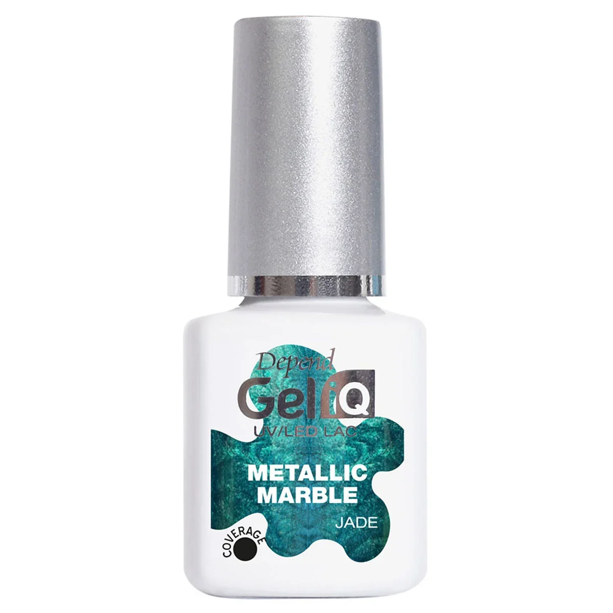 Depend Gel iQ Metallic Marble 5 ml Jade - Gellack