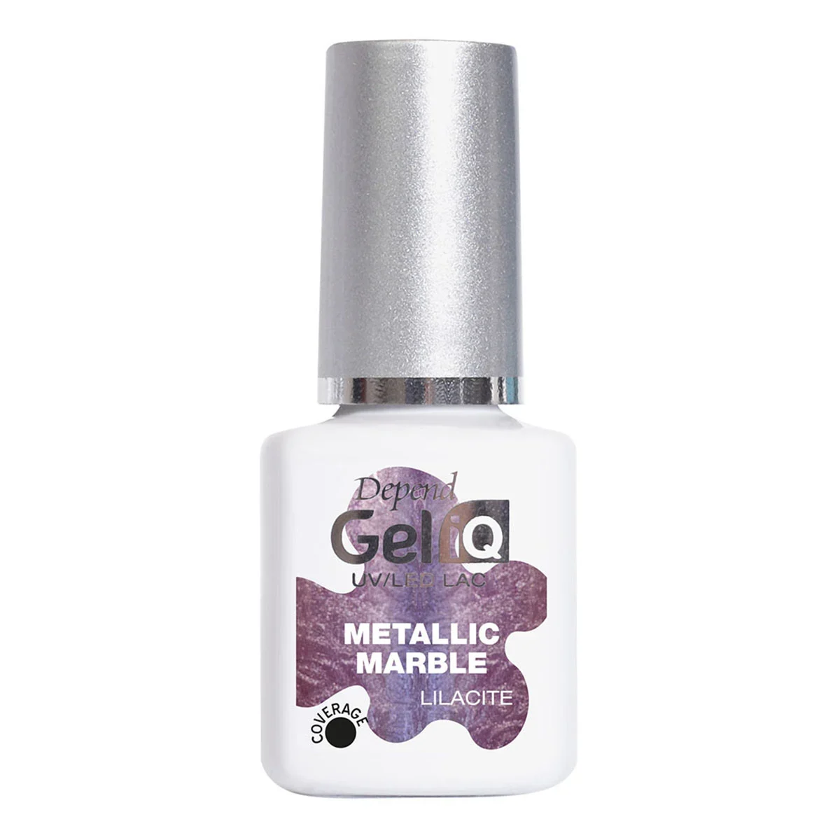 Depend Gel iQ Metallic Marble 5 ml Lilacite - Gellack