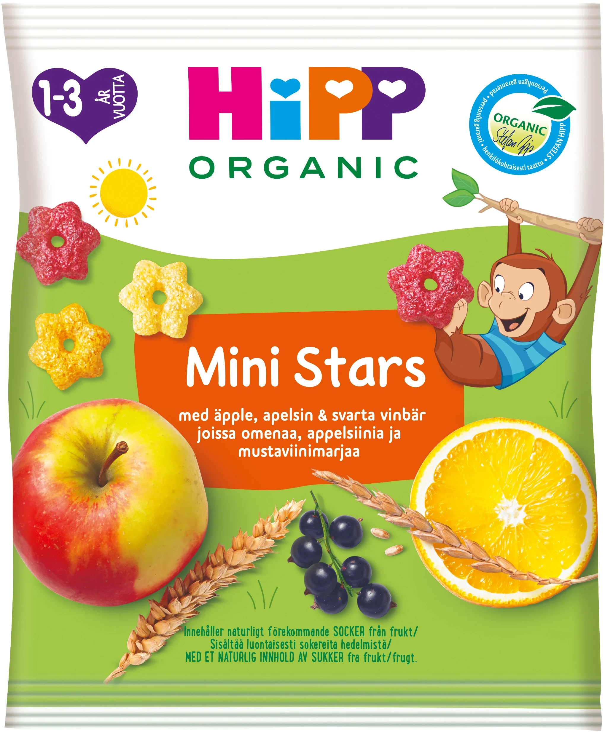 HiPP Mini stars Snacks 30g - Puréer & barnsnacks