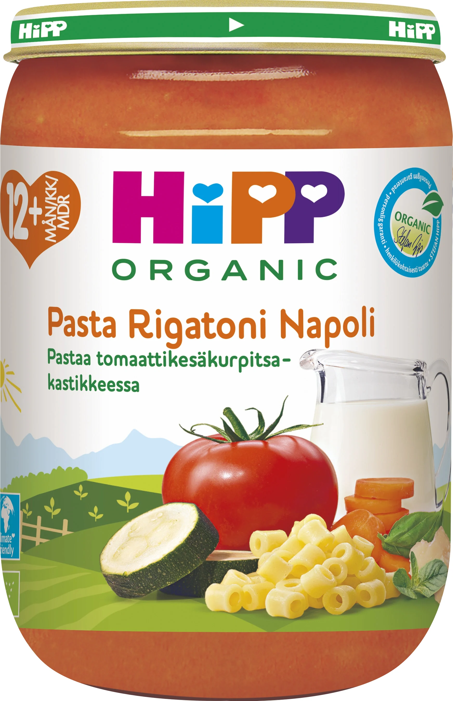 HiPP Pasta Rigatoni Napoli 12 mån 220 g - Barnmat
