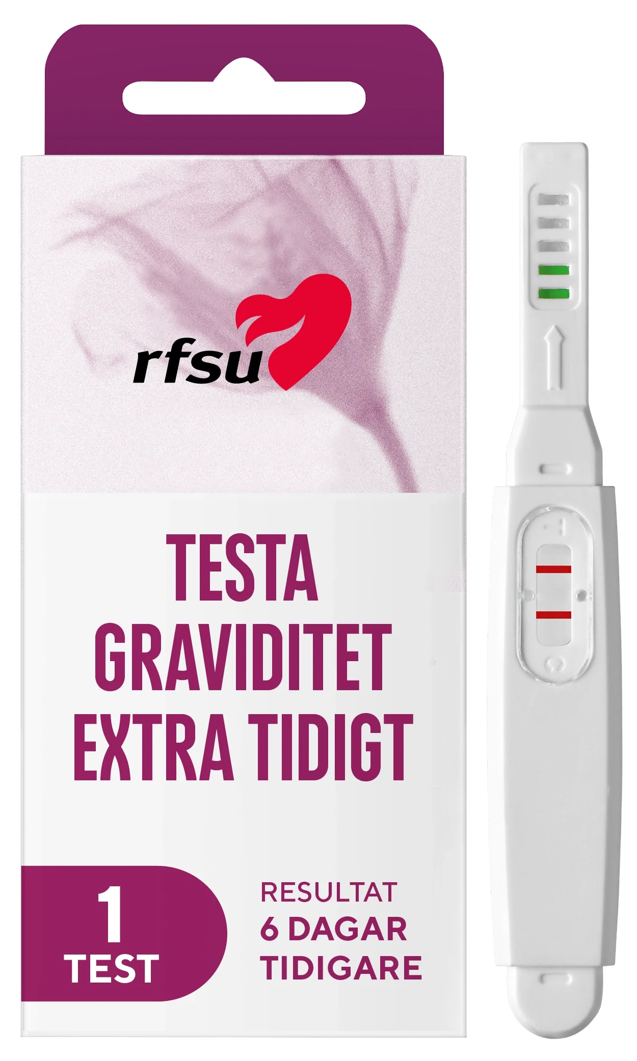 RFSU Early Tidigt Graviditestest 1-pack - Graviditetstest