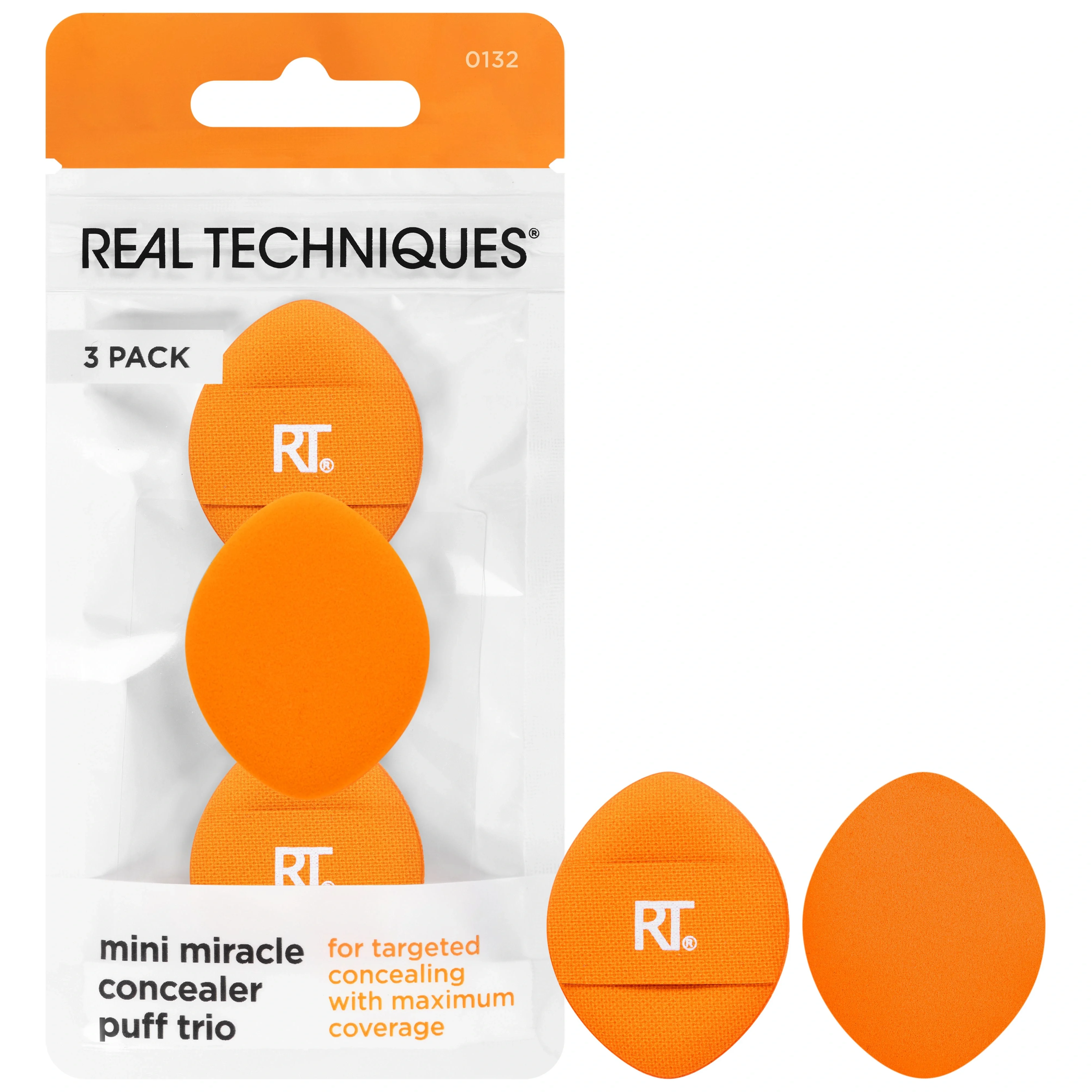 Real Techniques Mini Miracle Concealer Puff Trio - Beauty Blenders & sminksvampar
