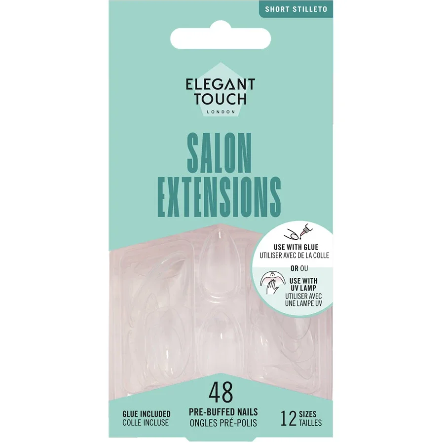 Elegant Touch Salon Extension Short Stiletto - Lösnaglar & nageldekorationer