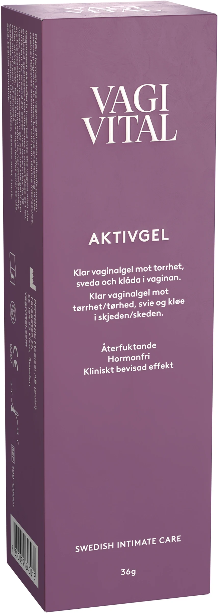 VagiVital Aktivgel 36 g (cirka 30 doser) - Torra slemhinnor